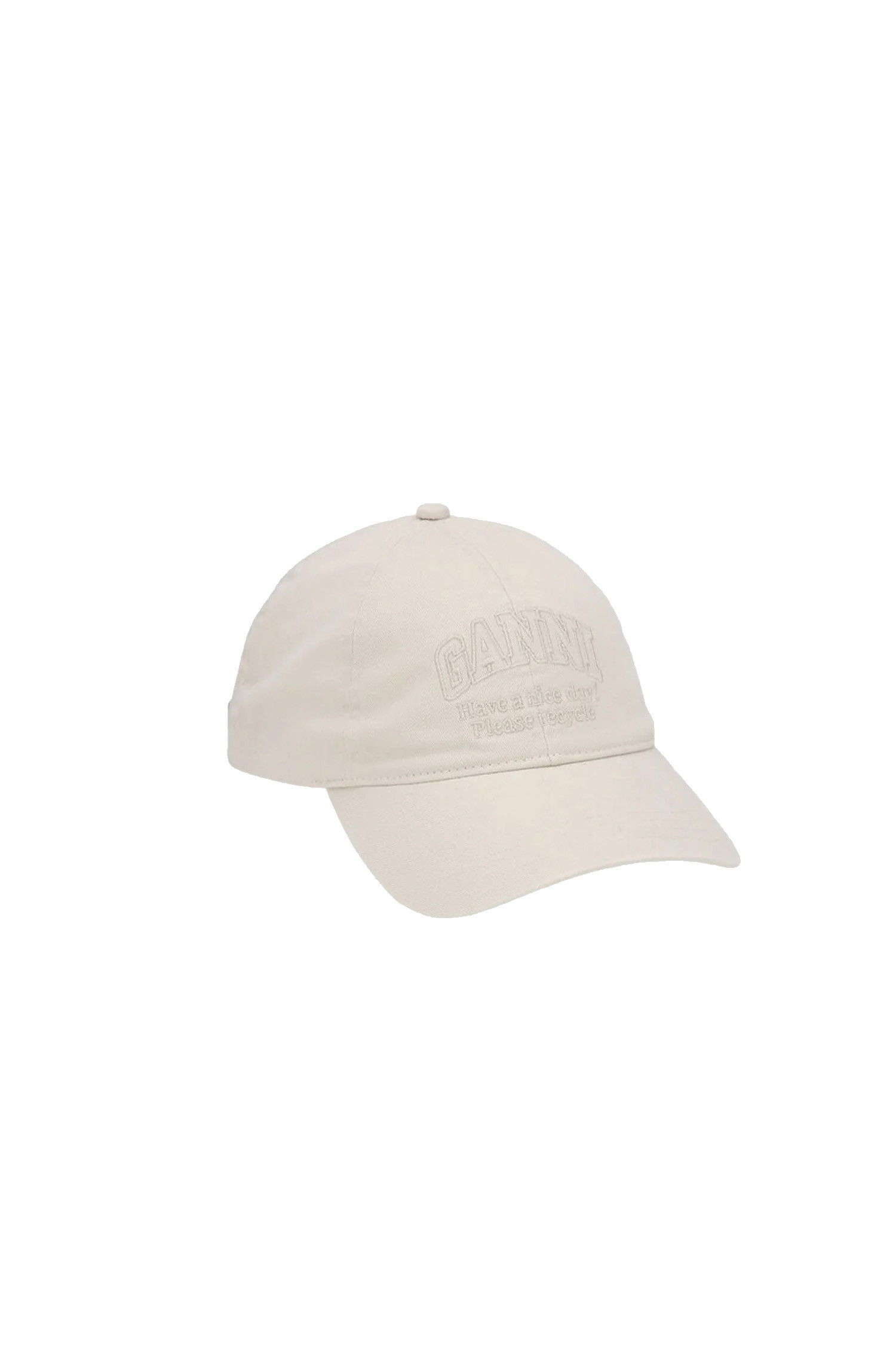 GANNI - 모자 - (GANNI) Cap Hat Patch - A5861 135 EGRET