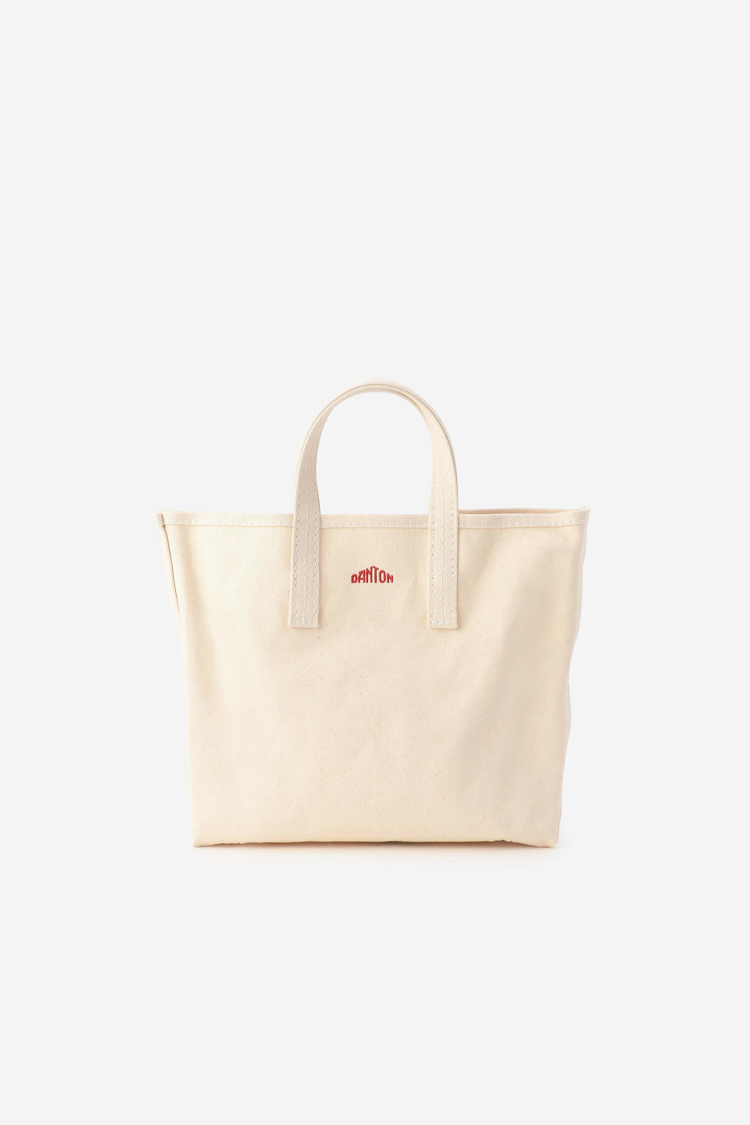 DANTON - 토트백 - (DANTON) COTTON CANVAS TOTE BAG - VOSGES MOYEN ECRU(RED)