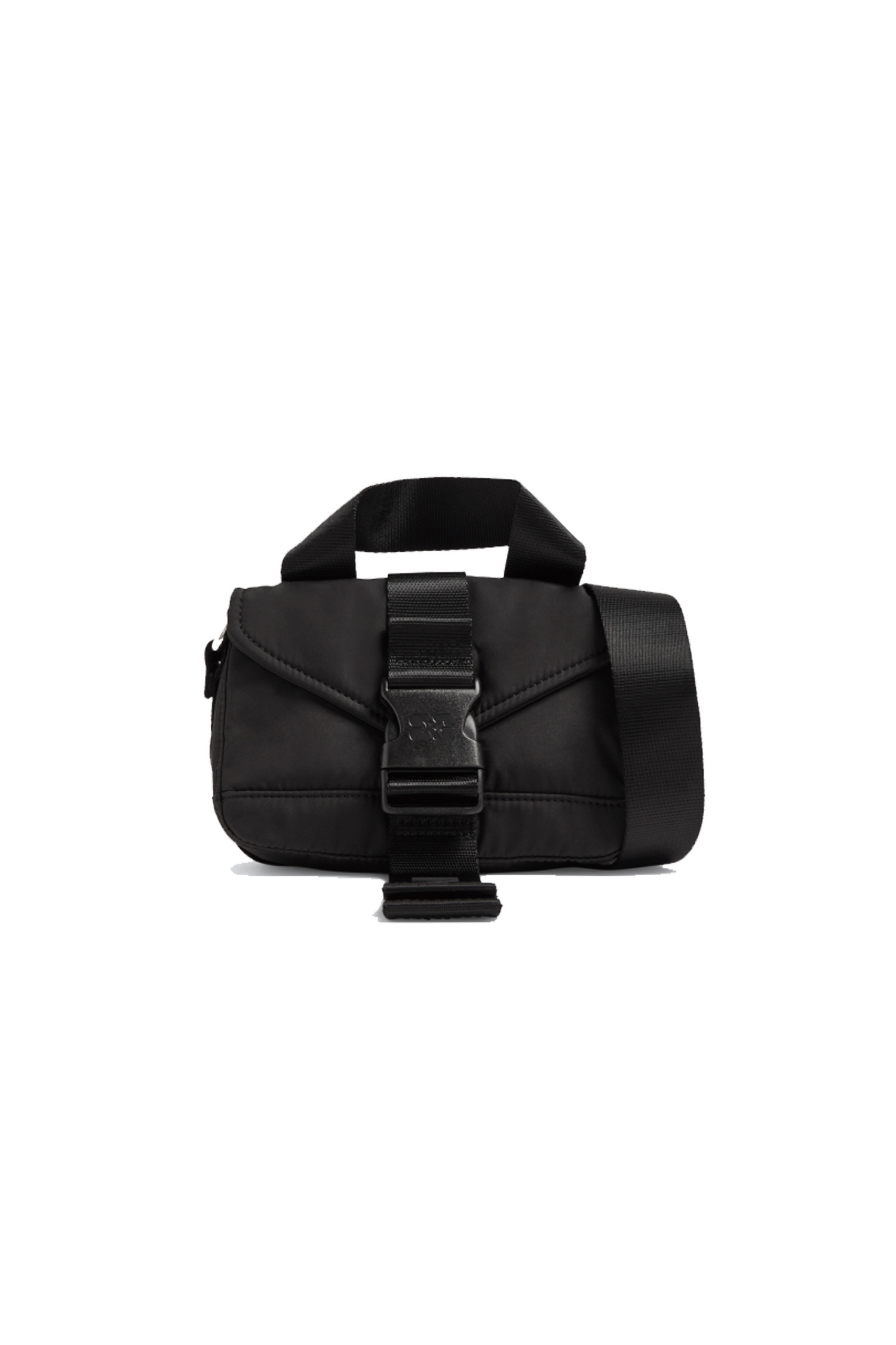 GANNI - 크로스백 - (GANNI) Recycled Tech Mini Satchel - A5228 099 BLACK