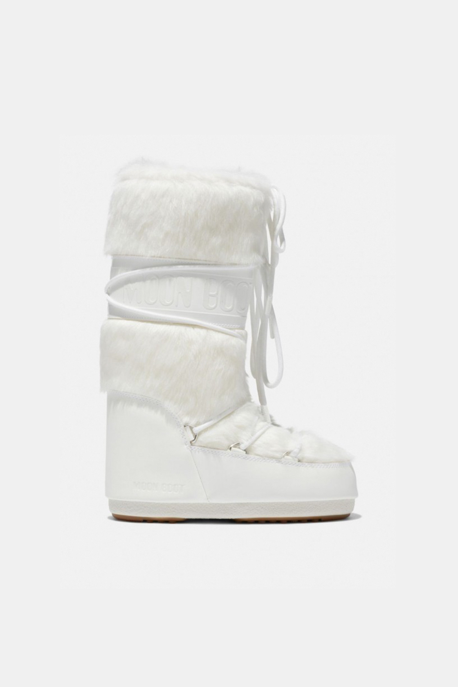 MOON BOOT - 부츠/워커 - (MOON BOOT) ICON FAUX-FUR BOOTS - 80D1408900 A002 OPTICAL WHITE