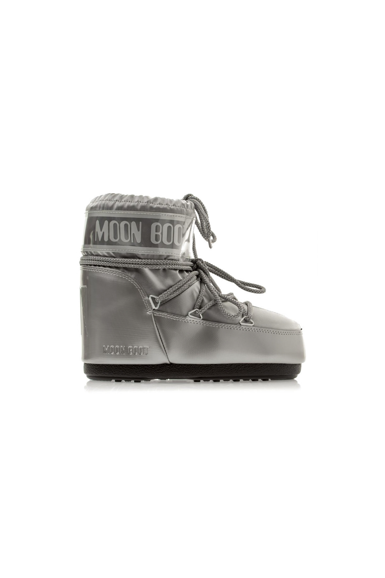 MOON BOOT - 부츠/워커 - (MOON BOOT) ICON LOW GLANCE SATIN BOOTS - 80D1409350 H001 SILVER