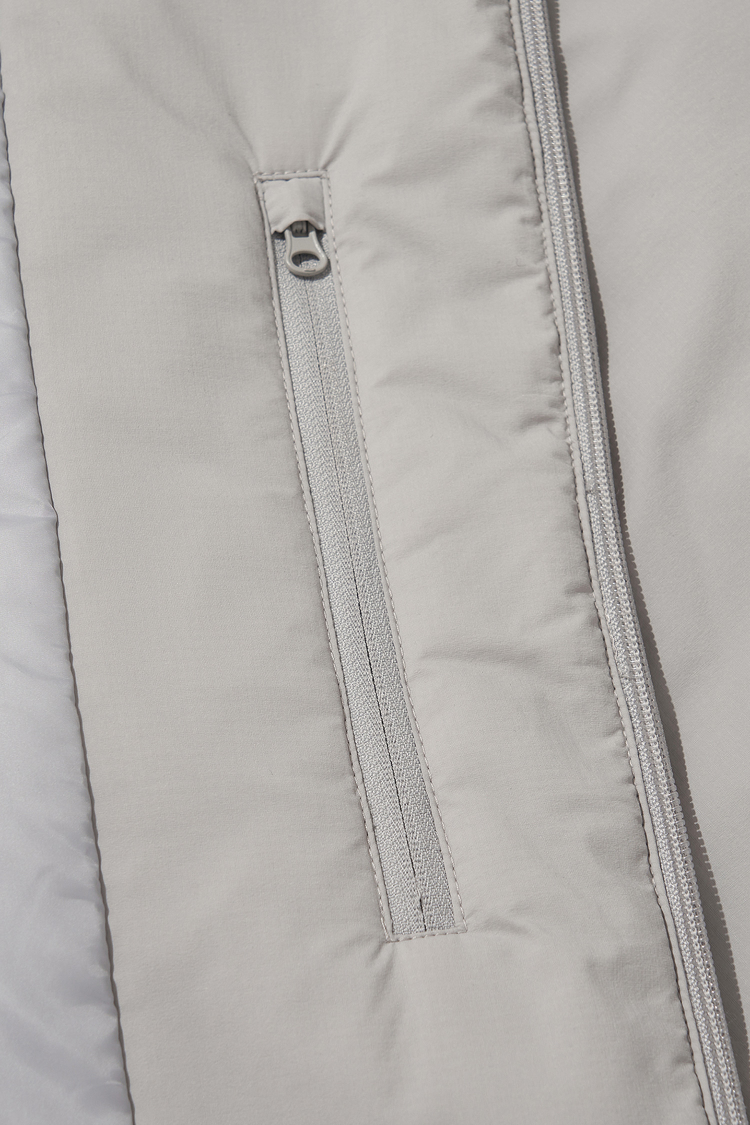 WELTER EXPERIMENT - 고어자켓 - REFLECTIVE STITCH PRIMALOFT INSULATION JACKET - WOL086 LIGHT GRAY