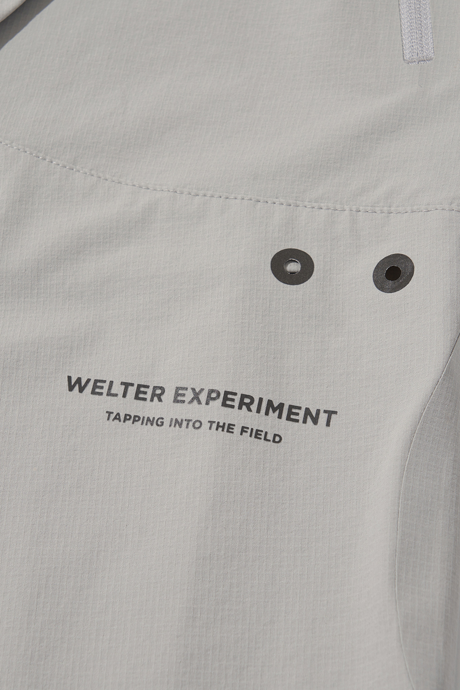 WELTER EXPERIMENT - 롱팬츠 - ATITLAN HEART POCKET HIKE PANTS - WPL030 LIGHT GRAY