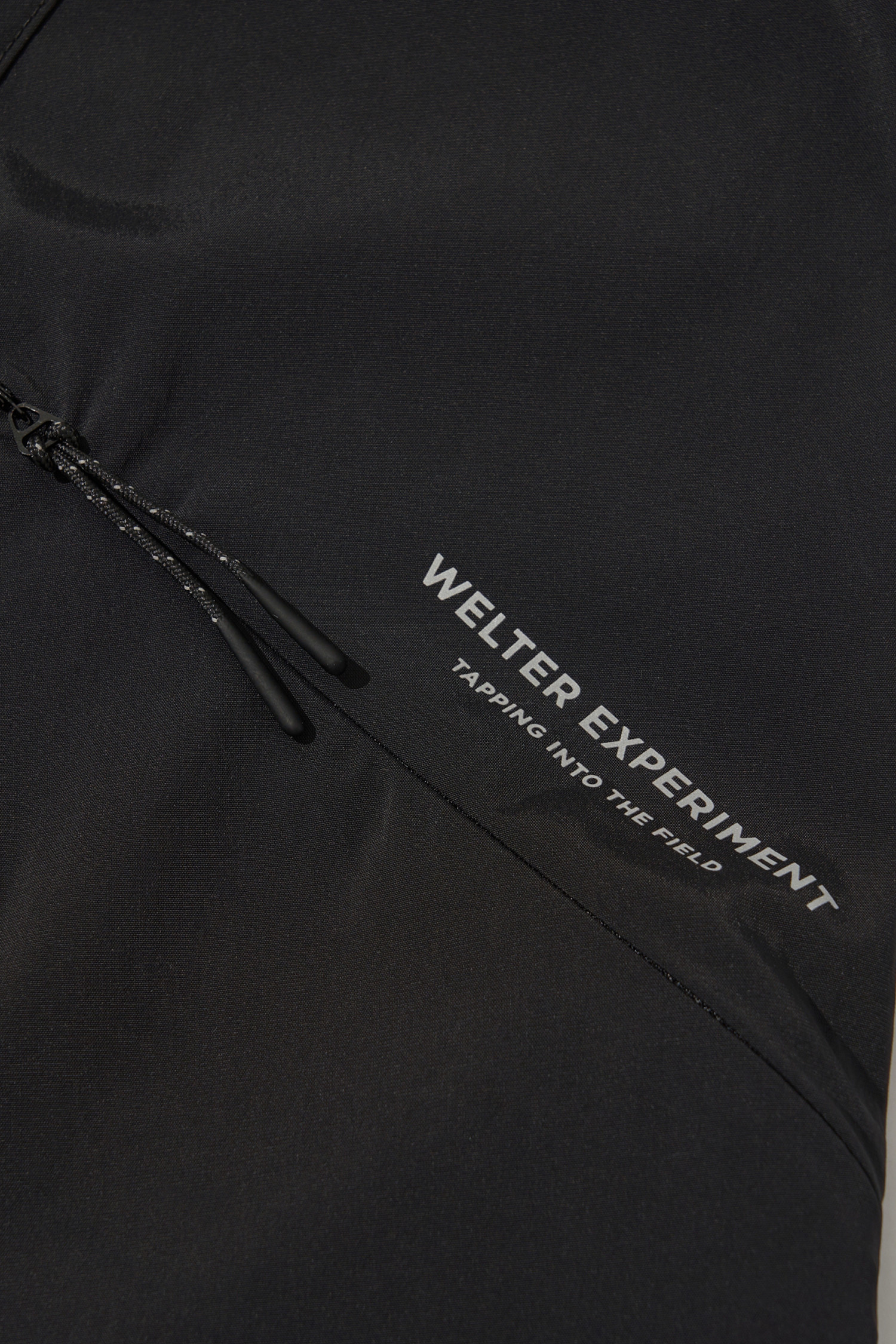 WELTER EXPERIMENT - 롱팬츠 - VENT HIKE PANTS - WPL022 BLACK