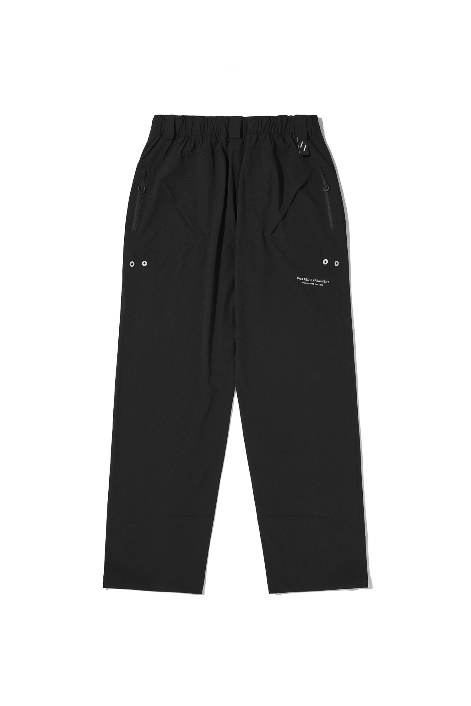 WELTER EXPERIMENT - 롱팬츠 - ATITLAN HEART POCKET HIKE PANTS - WPL029 BLACK