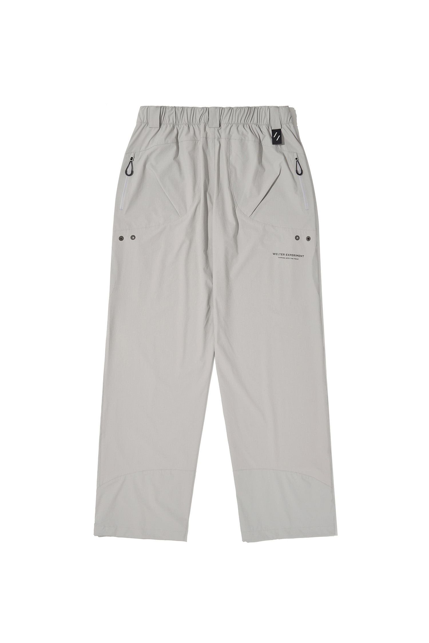 WELTER EXPERIMENT - 롱팬츠 - ATITLAN HEART POCKET HIKE PANTS - WPL030 LIGHT GRAY