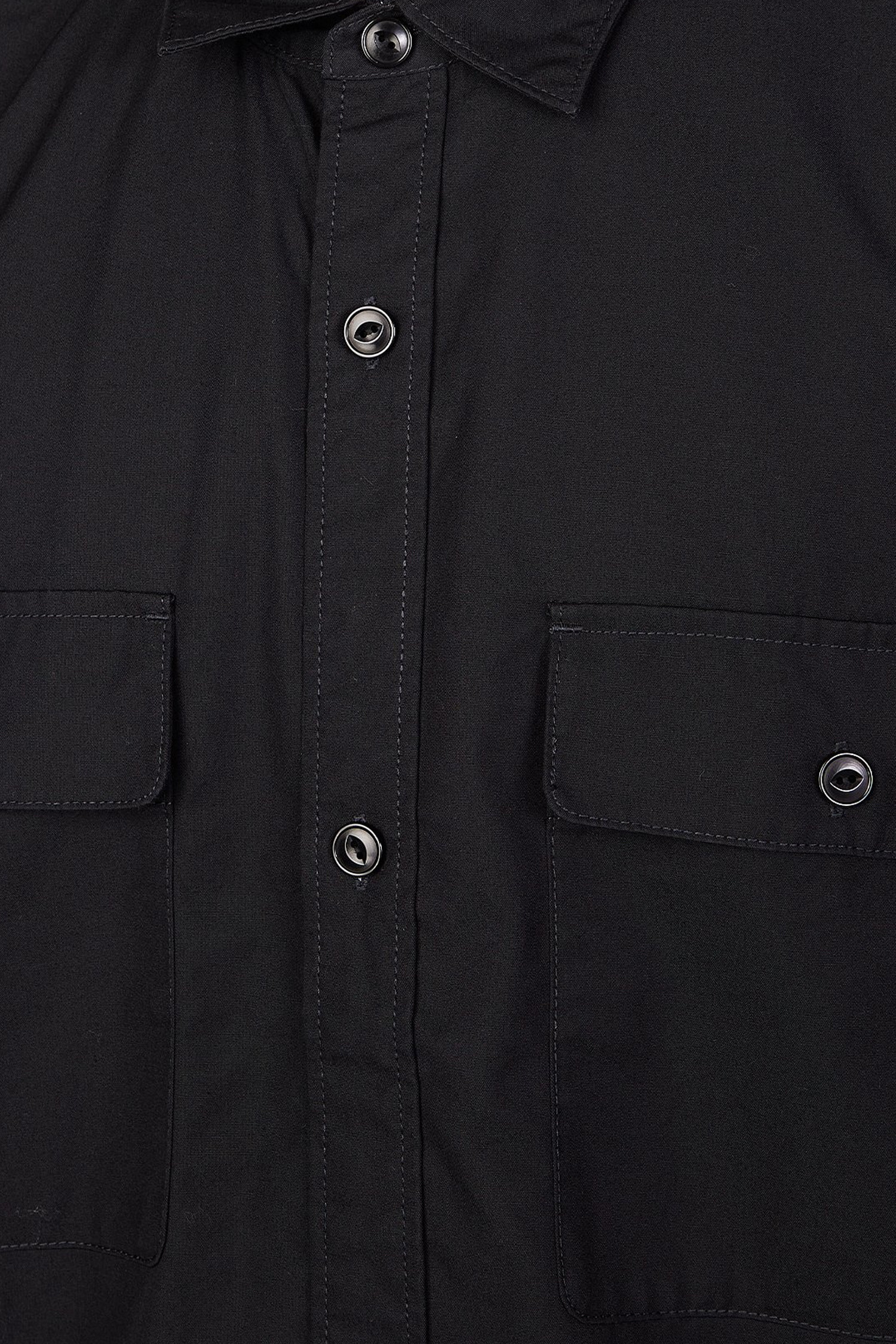 NANAMICA - 긴팔셔츠 - (NANAMICA) Utility Light Wind Shirt - SUGS311E K Black