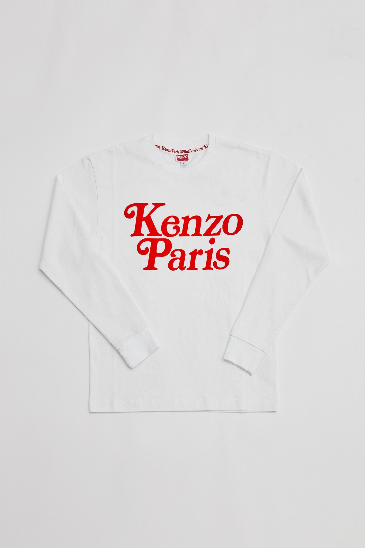 KENZO - 긴팔티셔츠 - (KENZO) VERDY LONG-SLEEVED T-SHIRT - FE55TS1454SI 02 OFF WHITE