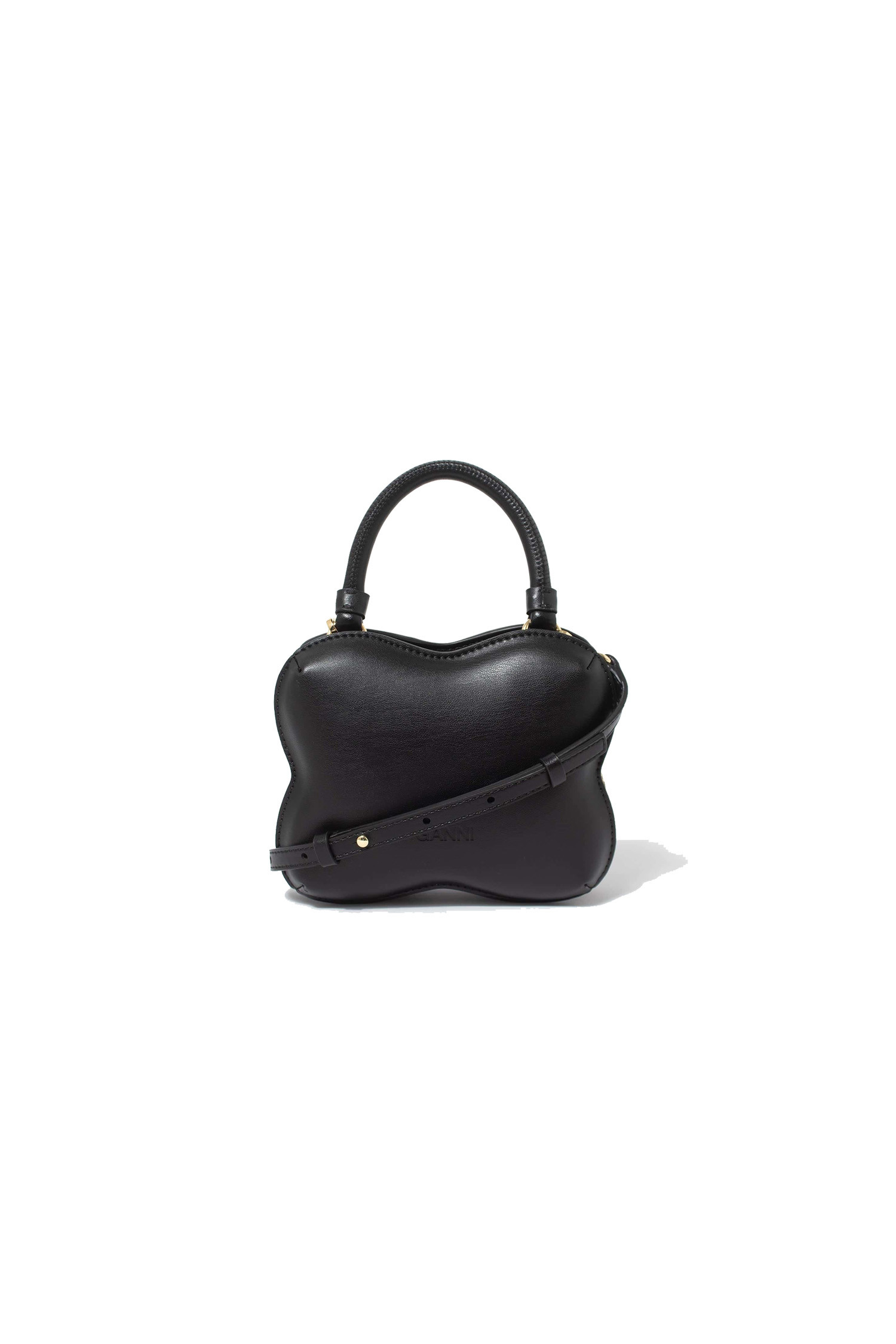 GANNI - 크로스백 - (GANNI) Butterfly Small Crossbody - A5489 099 BLACK