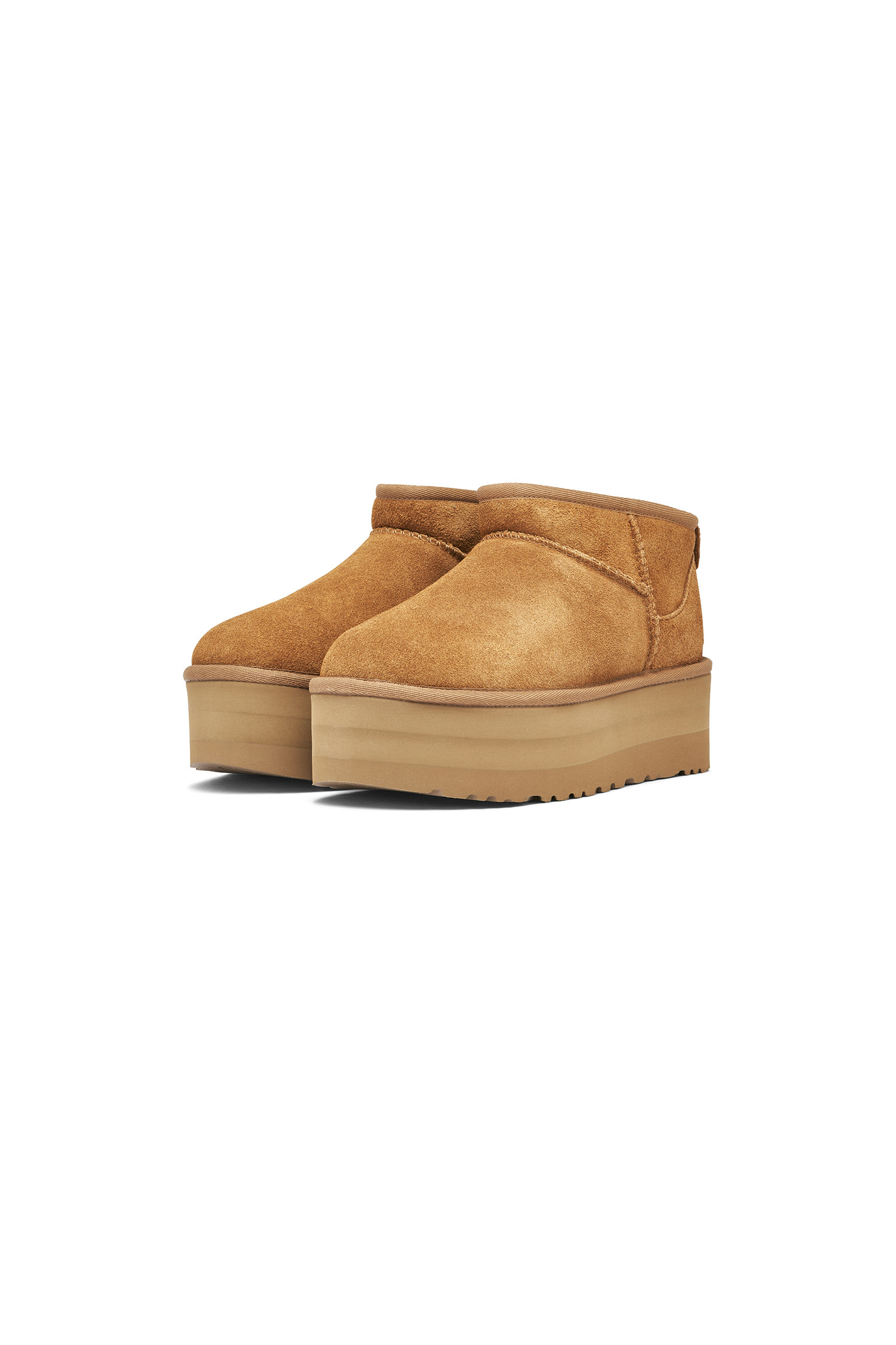 UGG - 부츠/워커 - (UGG) Classic Ultra Mini Platform Boots - 1135092 CHESTNUT