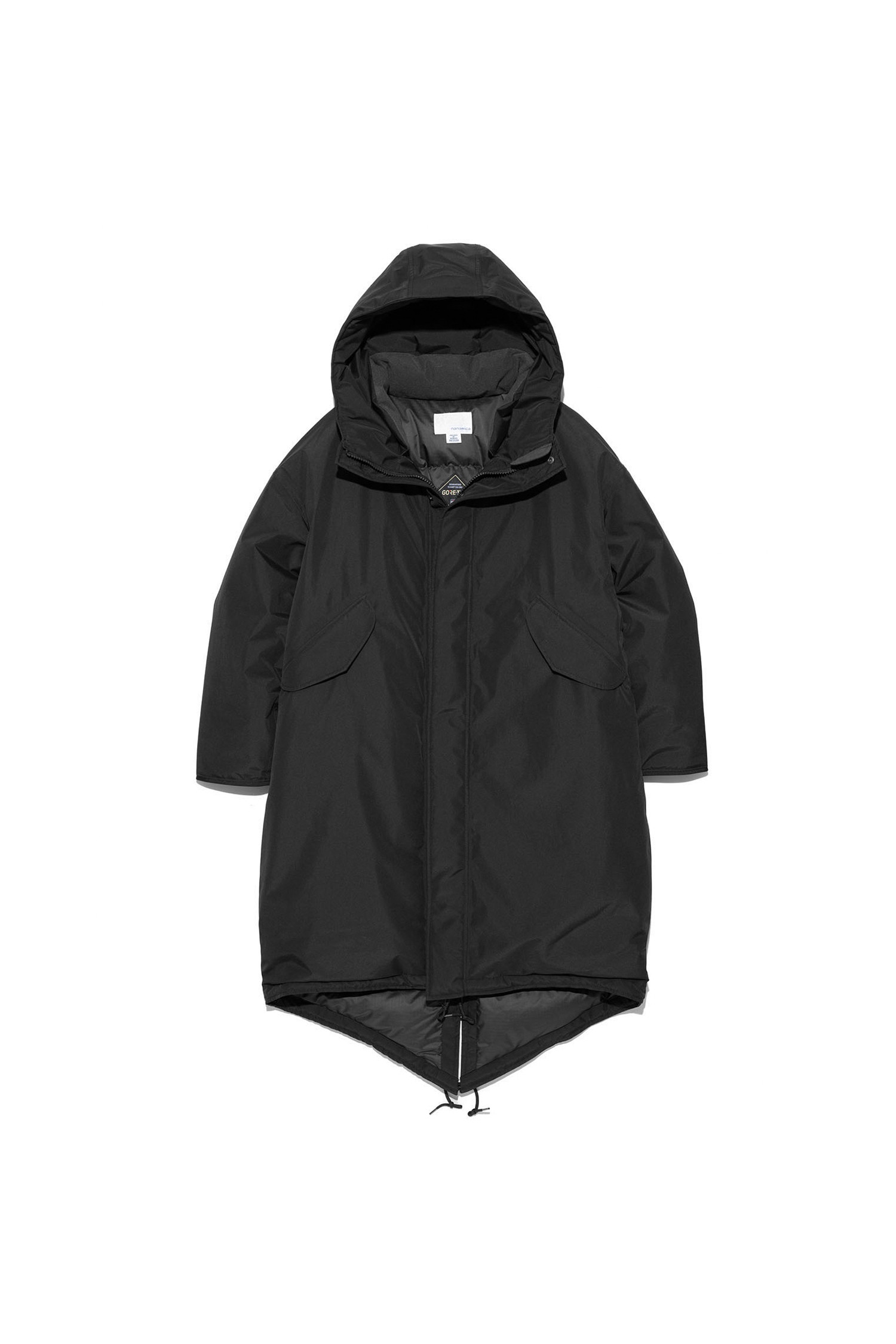 NANAMICA - 다운/패딩 - (NANAMICA) GORE-TEX Long Down Coat - SUBF358E K BLACK