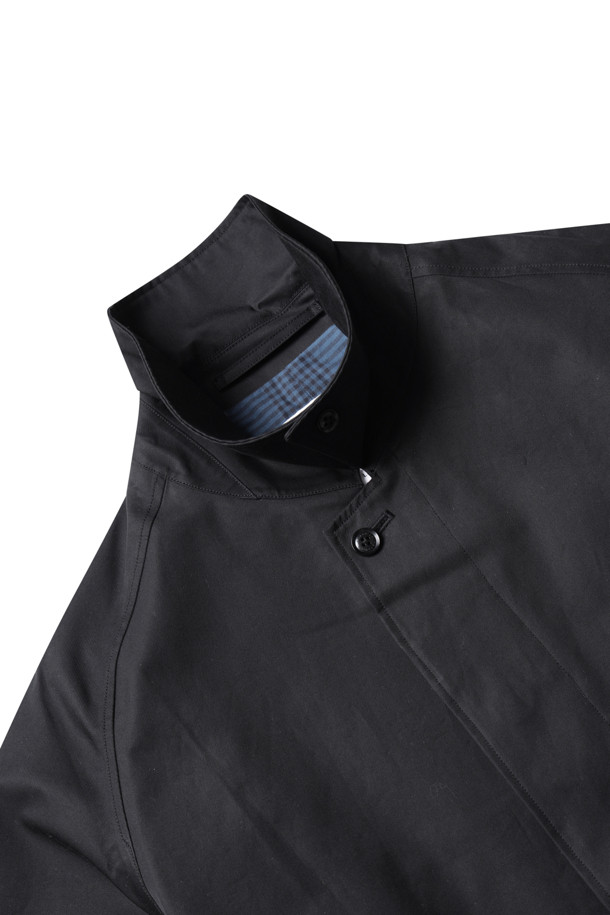 NANAMICA - 블루종/점퍼 - (NANAMICA) GORE-TEX Balmacaan Coat - SUBF263E K BLACK