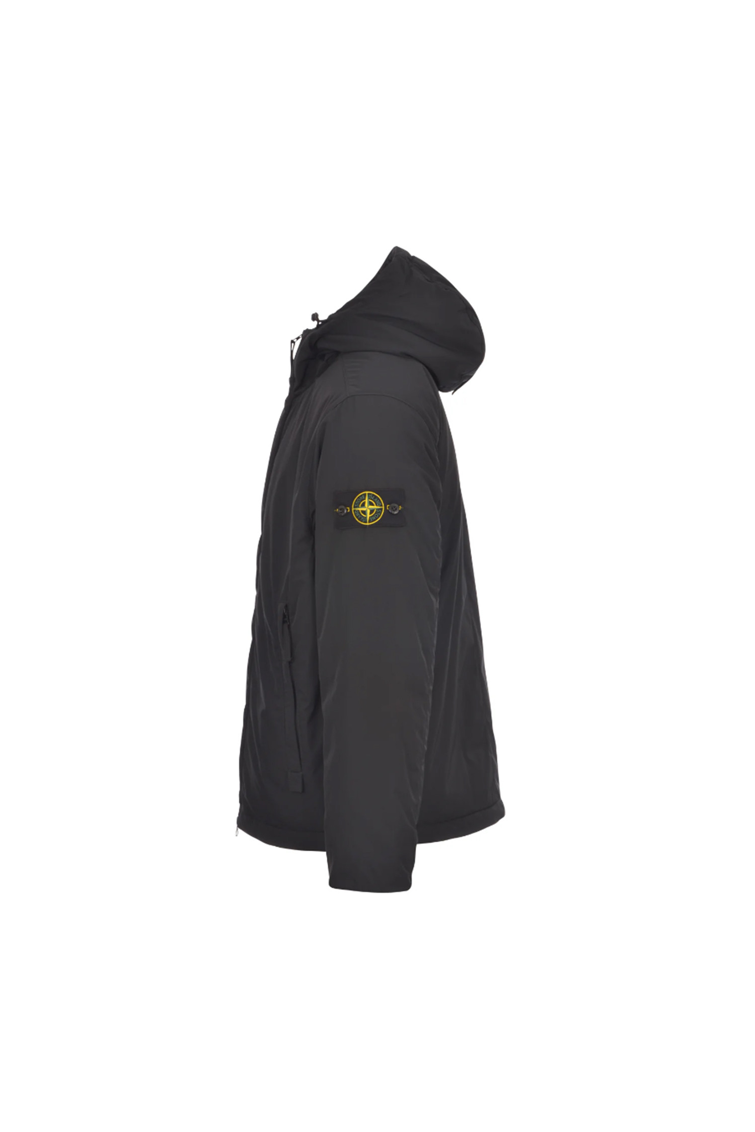 STONE ISLAND - 다운/패딩 - (STONE ISLAND) POLYESTER MICRO TWILL HOODED JACKET - 811543426 V0029 BLACK