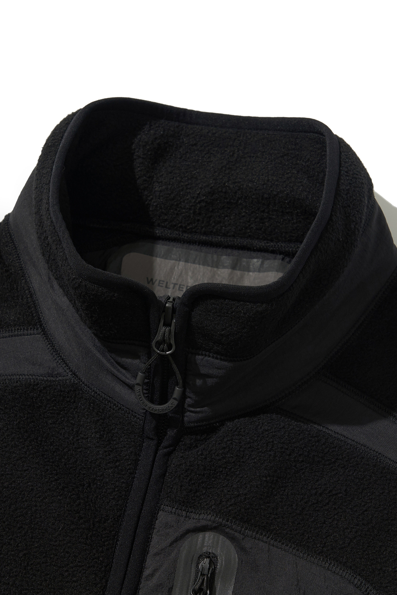 WELTER EXPERIMENT - 고어자켓 - FIELD FLEECE JACKET - WOL046 BLACK