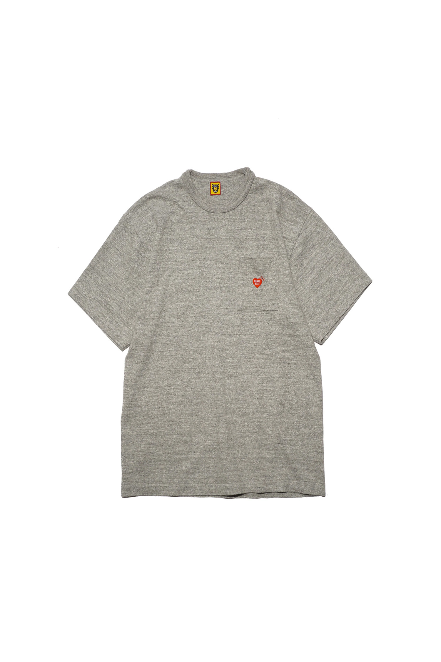 HUMAN MADE - 반팔티셔츠 - (HUMAN MADE) POCKET T-SHIRT - HM27CS003 GRAY