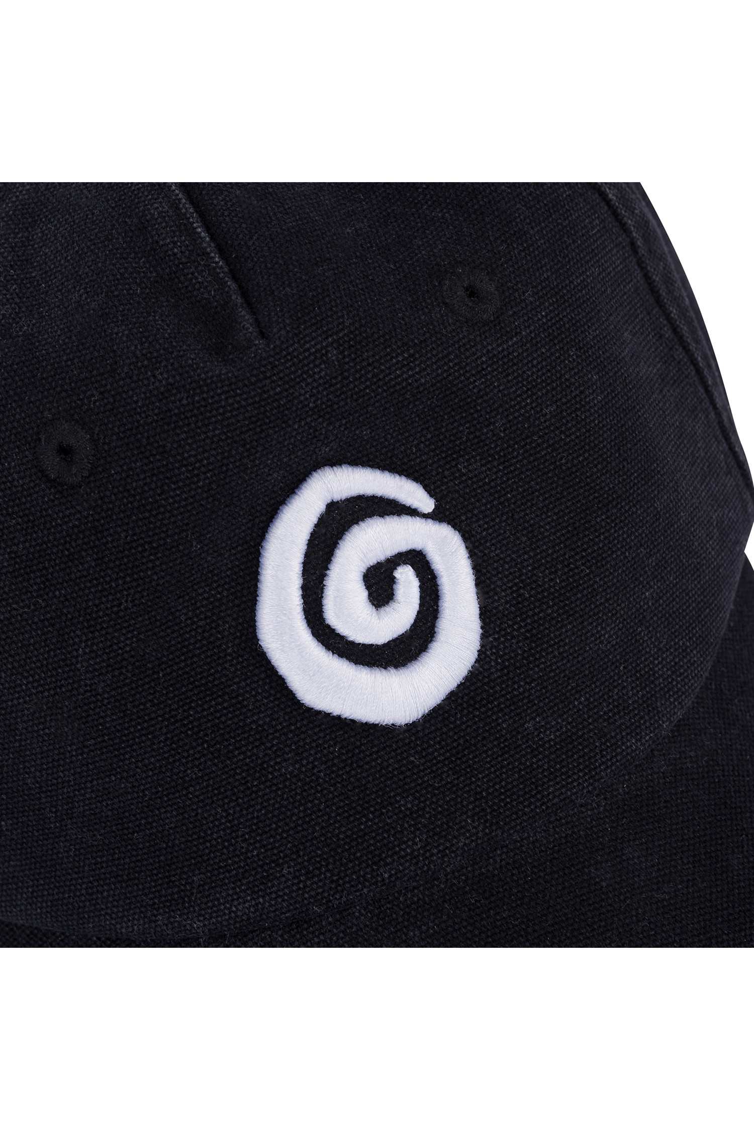 OSTRYA - 모자 - (OSTRYA) Swirl Logo Five Panels Cap - Black