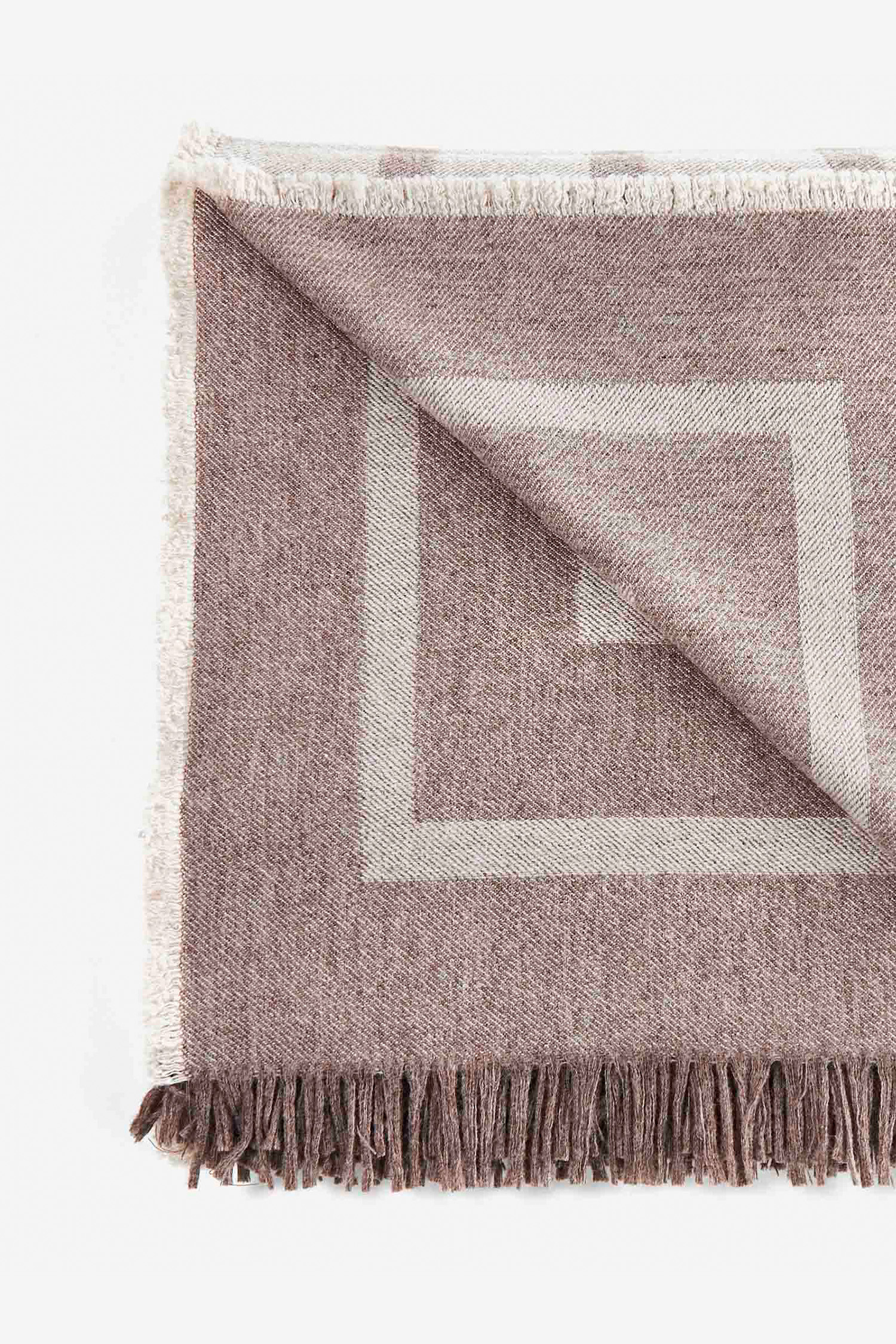 TOTEME - 스카프/머플러 - (TOTEME) Monogram Wool Cashmere Scarf - 213894808 895 TOBACCO MONOGRAM