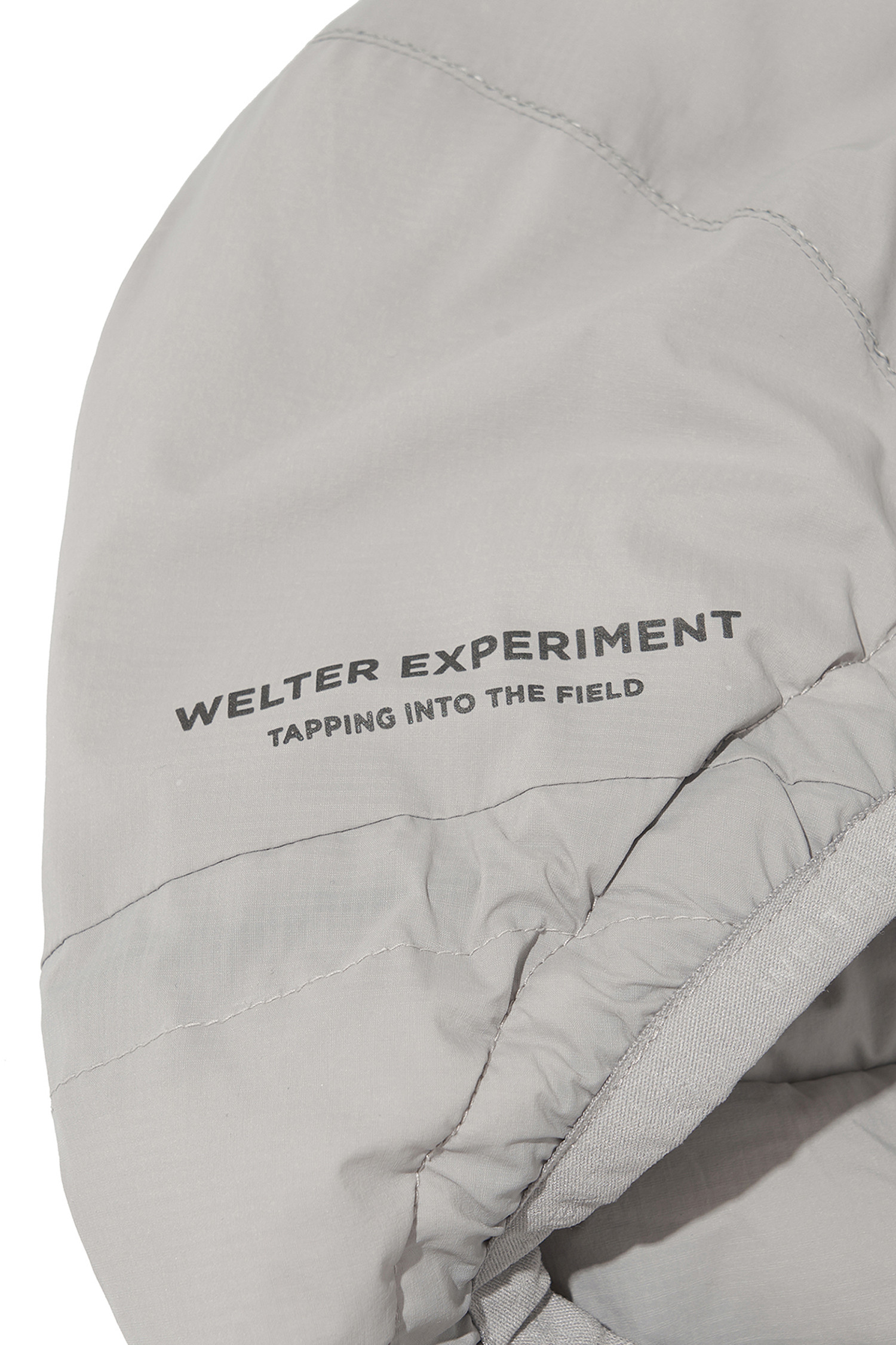 WELTER EXPERIMENT - 고어자켓 - REFLECTIVE STITCH PRIMALOFT INSULATION JACKET - WOL086 LIGHT GRAY