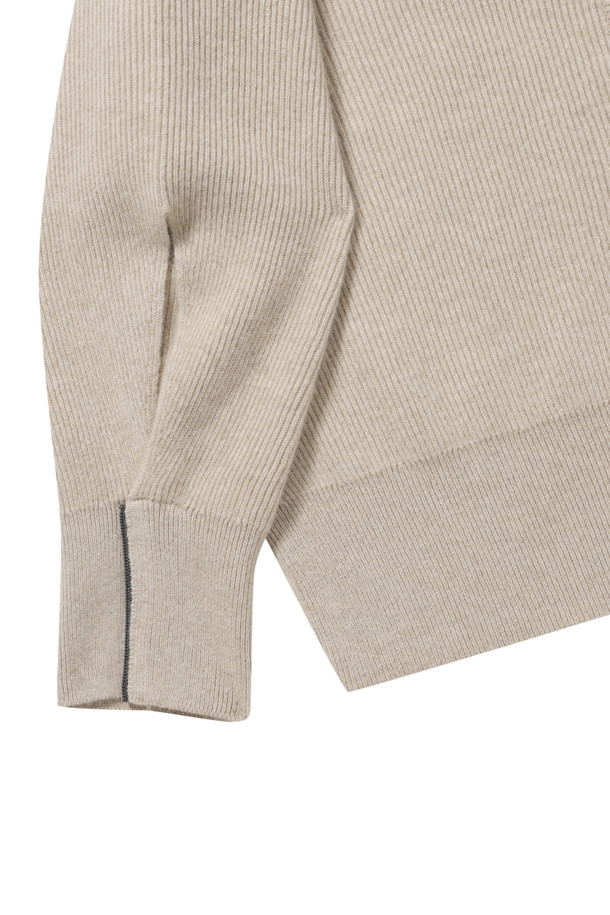 BRUNELLO CUCINELLI - 스웨터 - (BRUNELLO CUCINELLI) Cashmere cardigan with monili - M12191806P C059 Camel