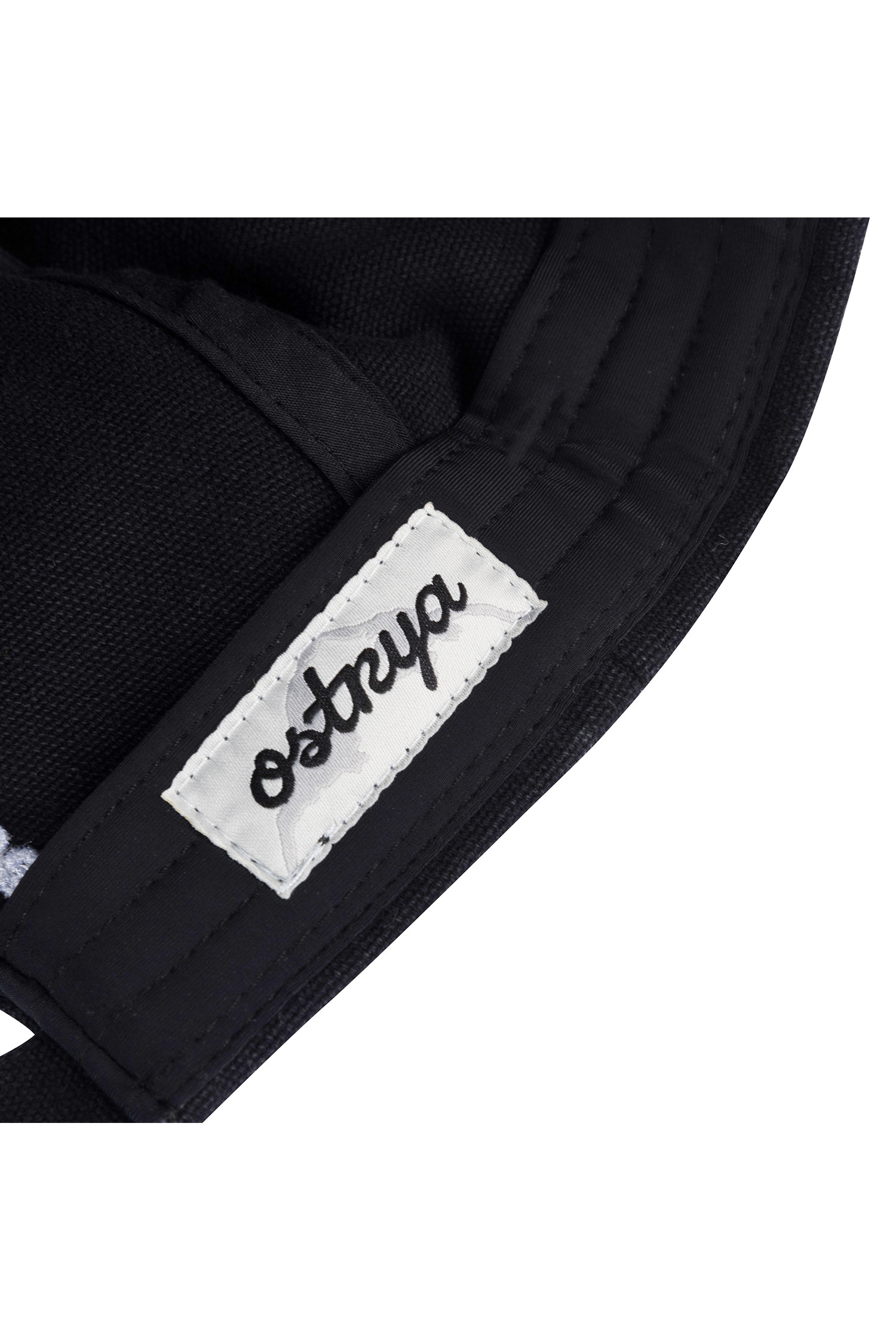 OSTRYA - 모자 - (OSTRYA) Swirl Logo Five Panels Cap - Black