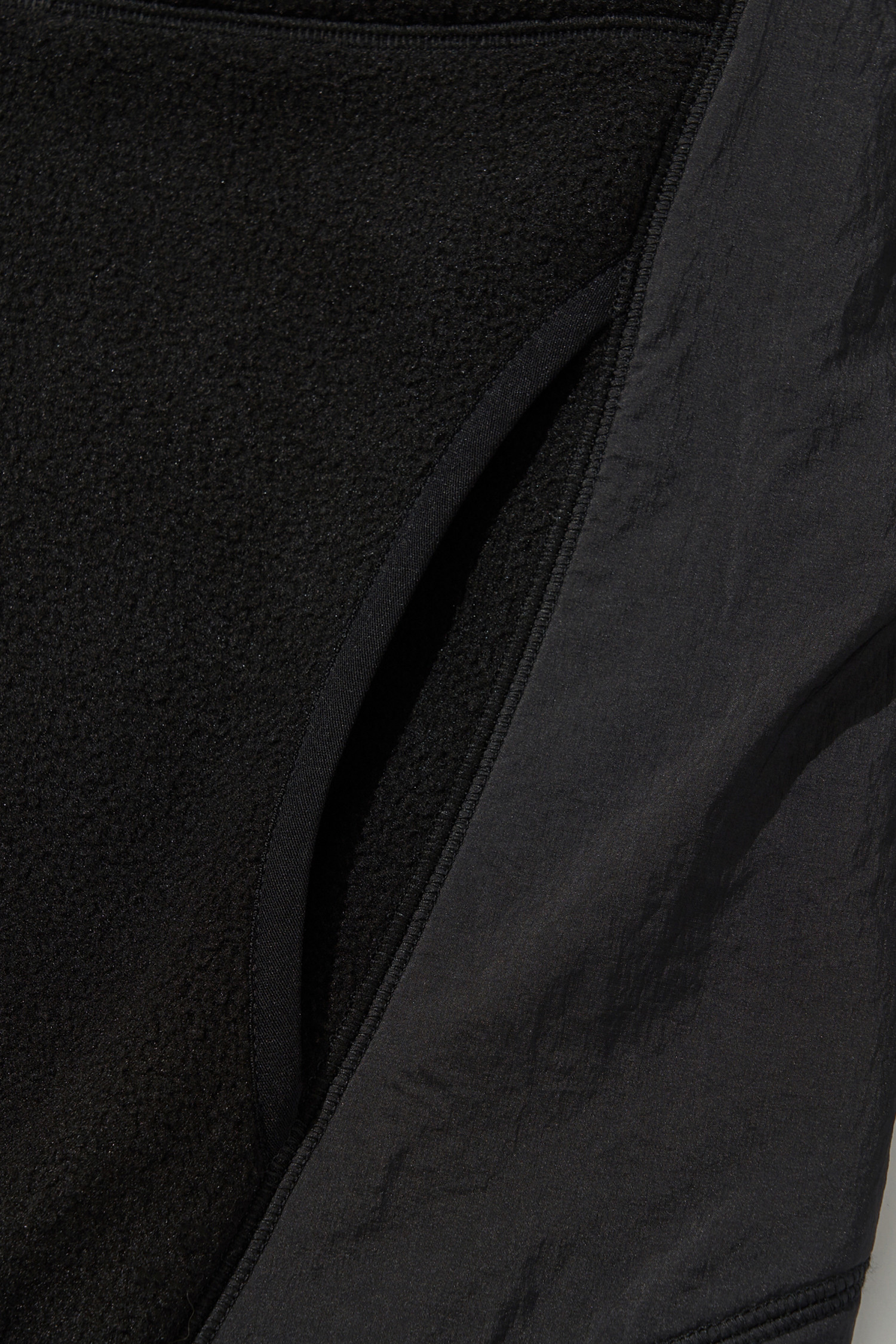 WELTER EXPERIMENT - 고어자켓 - FIELD FLEECE JACKET - WOL046 BLACK