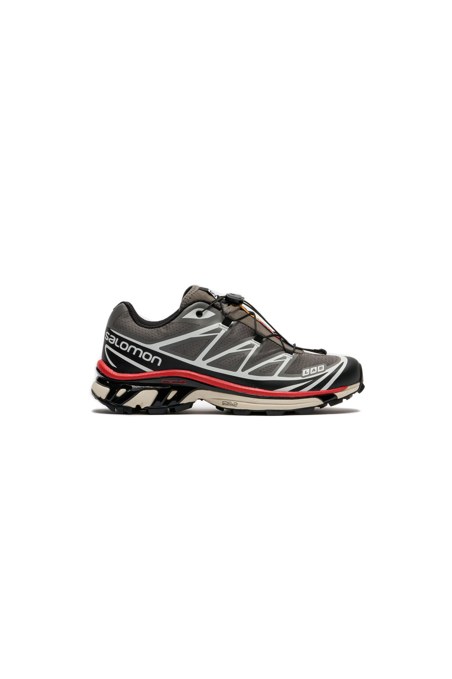 Salomon - 스니커즈 - (SALOMON) XT-6 - L47293200 Pewter/Black/Aurora Red