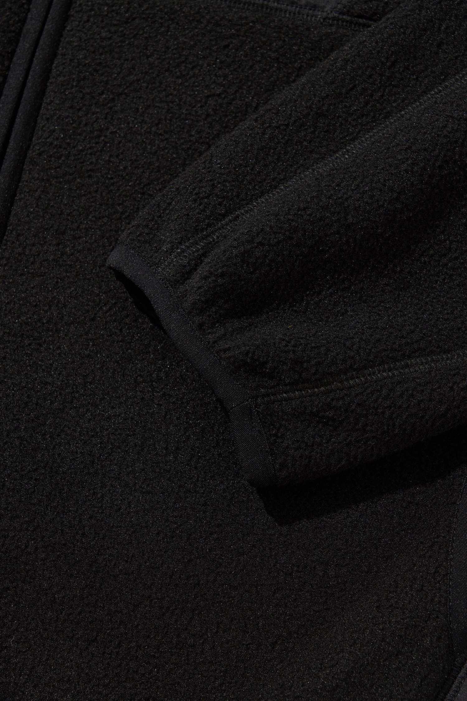 WELTER EXPERIMENT - 고어자켓 - FIELD FLEECE JACKET - WOL046 BLACK