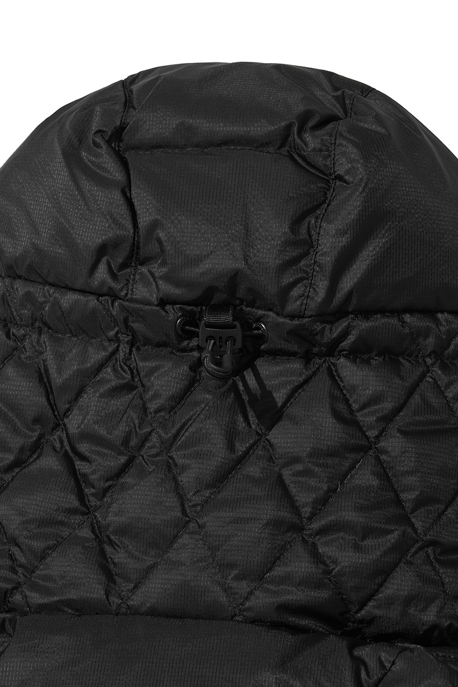 WELTER EXPERIMENT - 다운/패딩 - LAILA STITCH DUCK DOWN JACKET - WOL078 BLACK