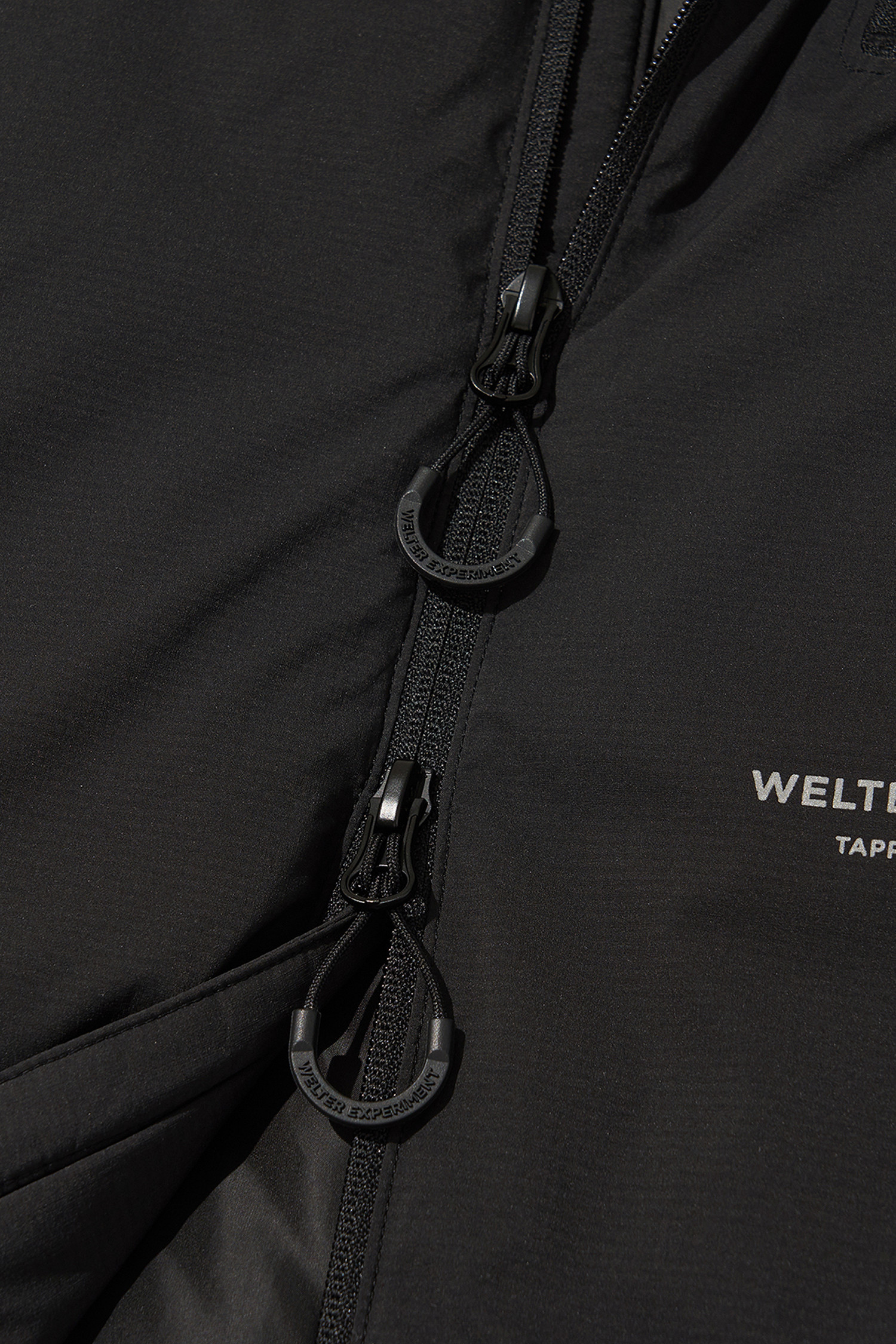 WELTER EXPERIMENT - 고어자켓 - REFLECTIVE STITCH PRIMALOFT INSULATION JACKET - WOL085 BLACK