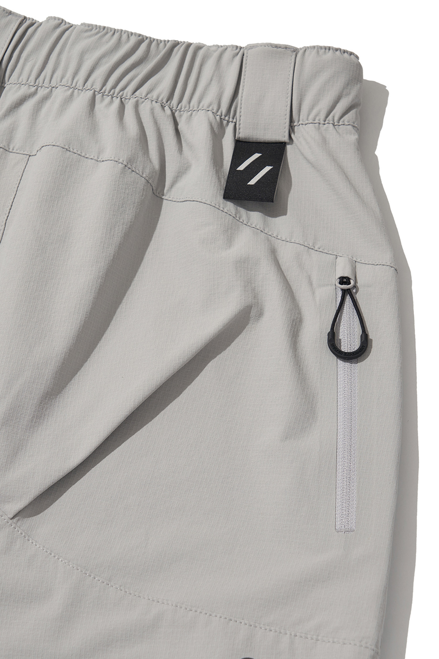 WELTER EXPERIMENT - 롱팬츠 - ATITLAN HEART POCKET HIKE PANTS - WPL030 LIGHT GRAY