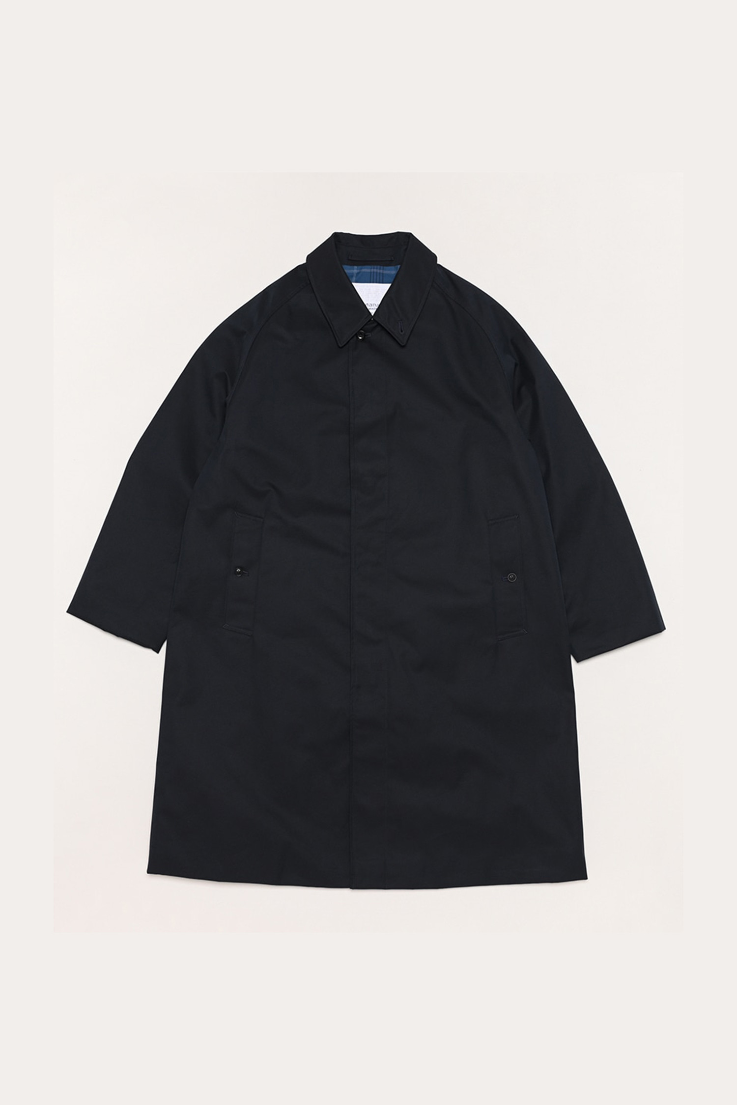 (NANAMICA) GORE-TEX Balmacaan Coat - SUBF263E N NAVY