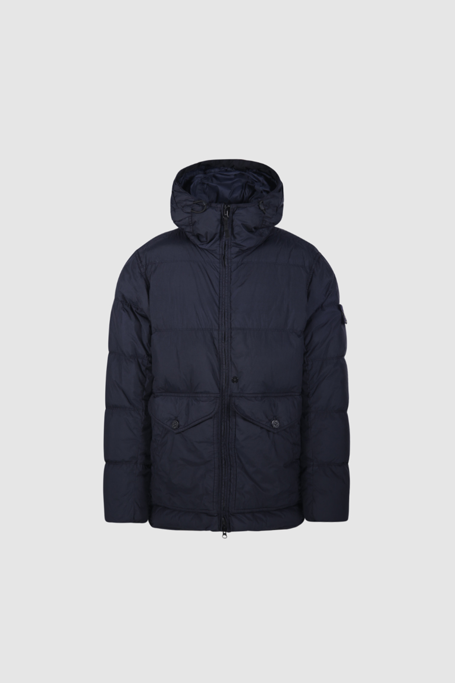 (STONE ISLAND) CRINKLE REPS R-NY DOWN JACKET with Wind resistant - 811540723 V0020 NAVY BLUE