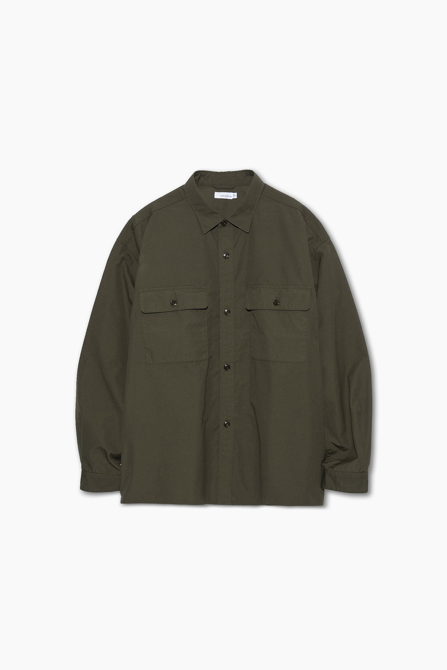 (NANAMICA) Utility Light Wind Shirt - SUGS311E LK Light Khaki