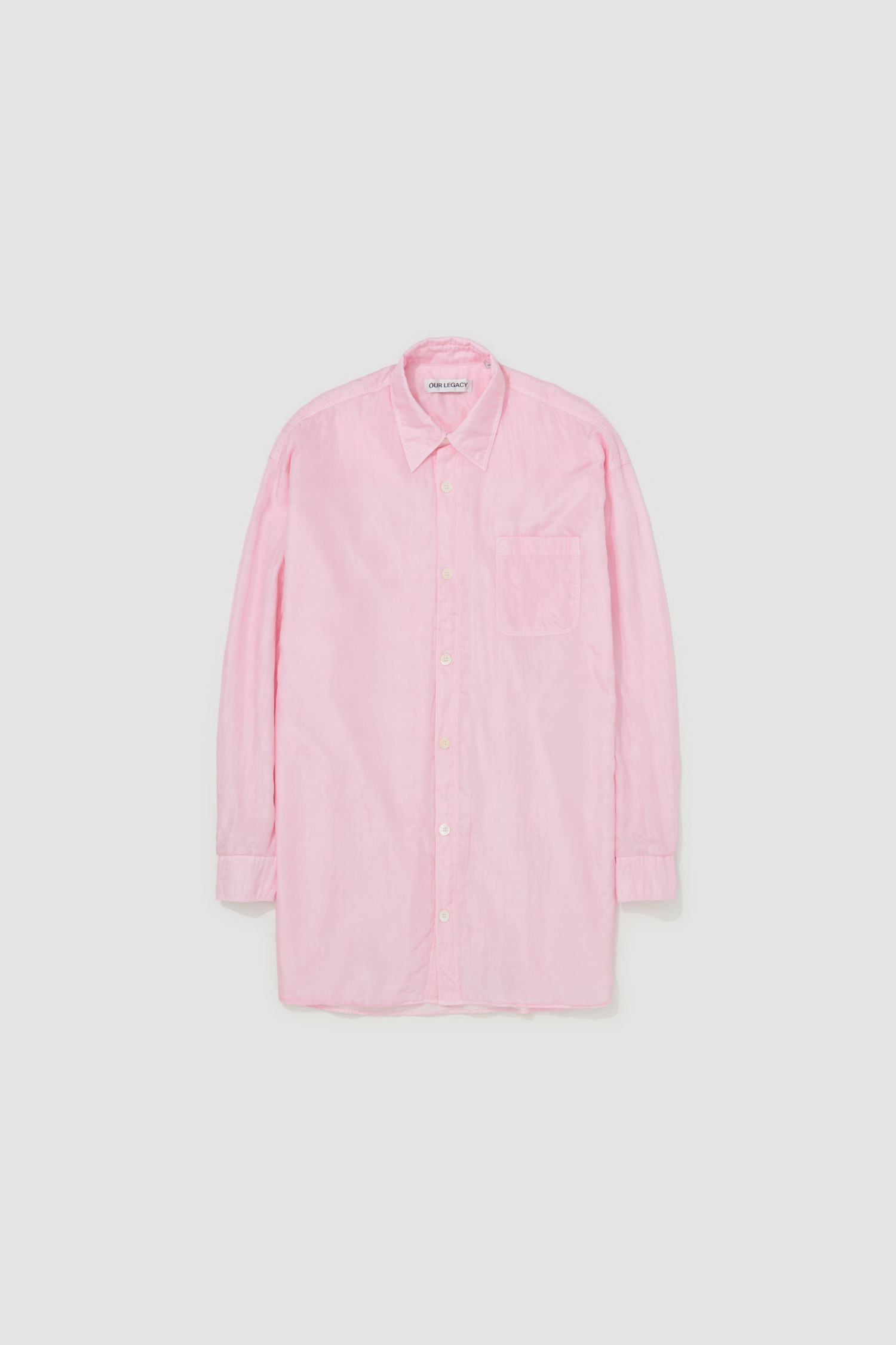 (OUR LEGACY) DARLING SHIRT - M2242DBP Baby Pink Cotton Silk