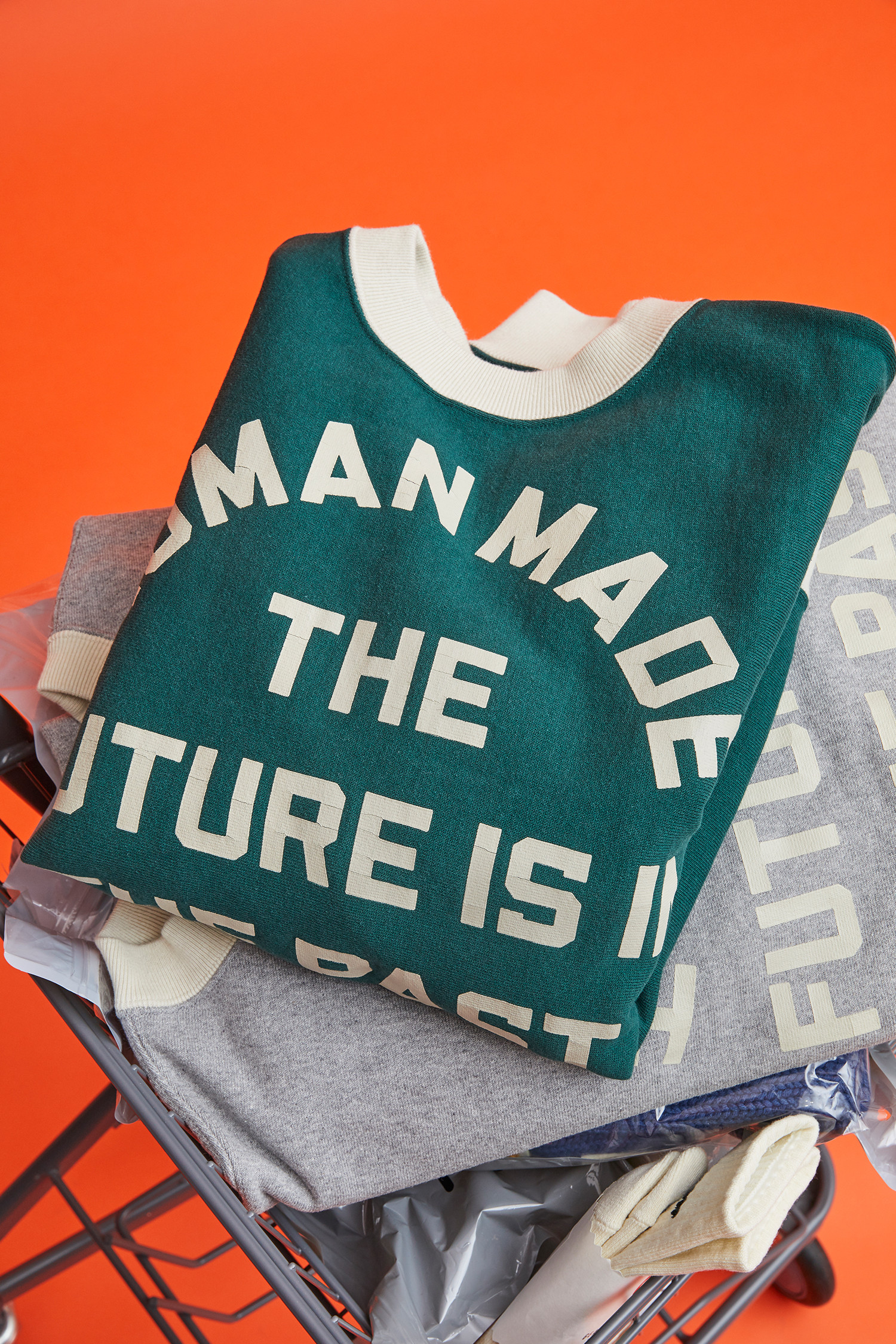 (HUMAN MADE) SWEATSHIRT - HM27CS022 GREEN