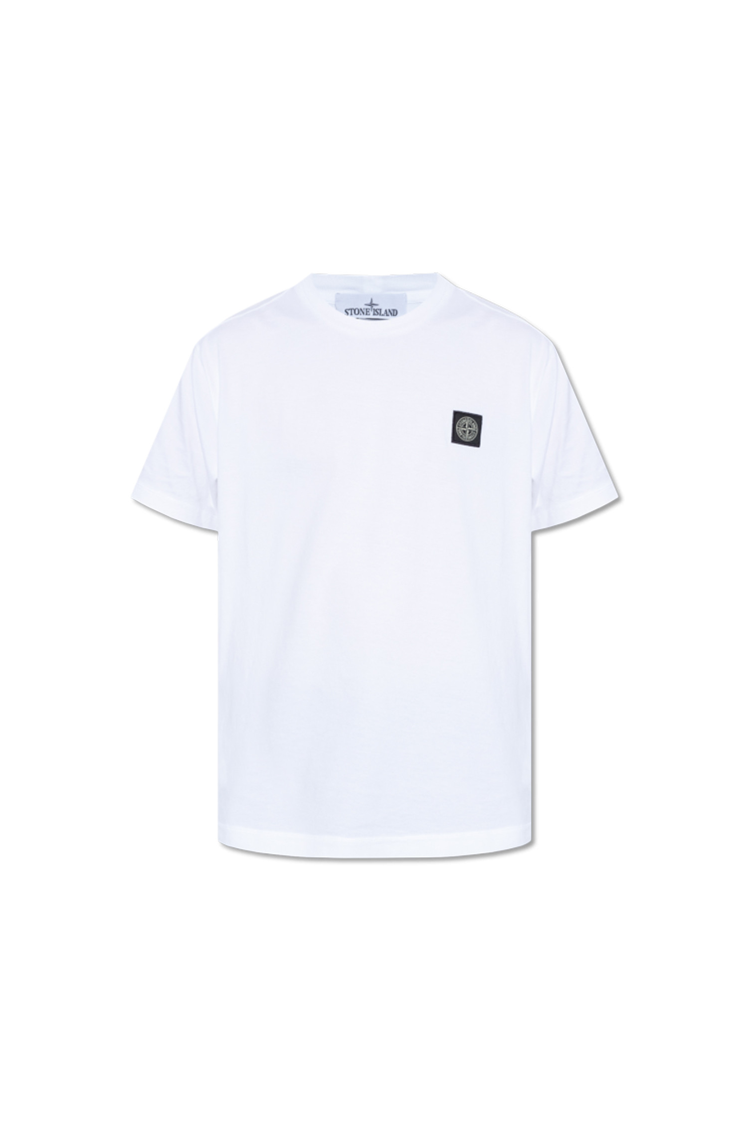 (STONE ISLAND) SHORT SLEEVE T SHIRT - 801524113 A0001 WHITE