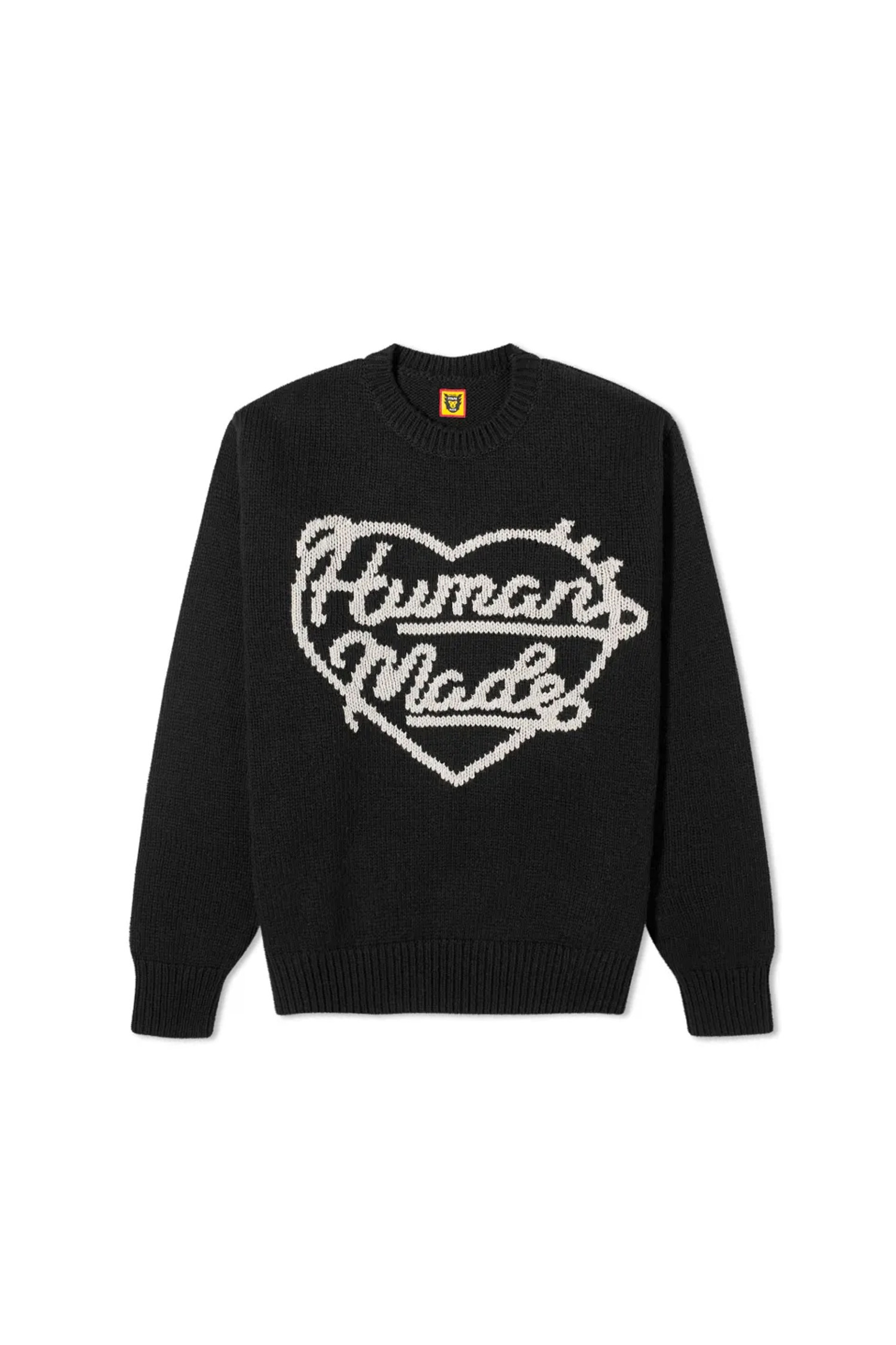 (HUMAN MADE) LOW GAUGE KNIT SWEATER - HM27CS038 BLACK