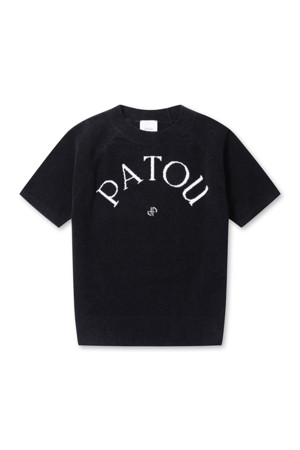 (PATOU) Jacquard knit top in cotton blend - KN1568068 999B