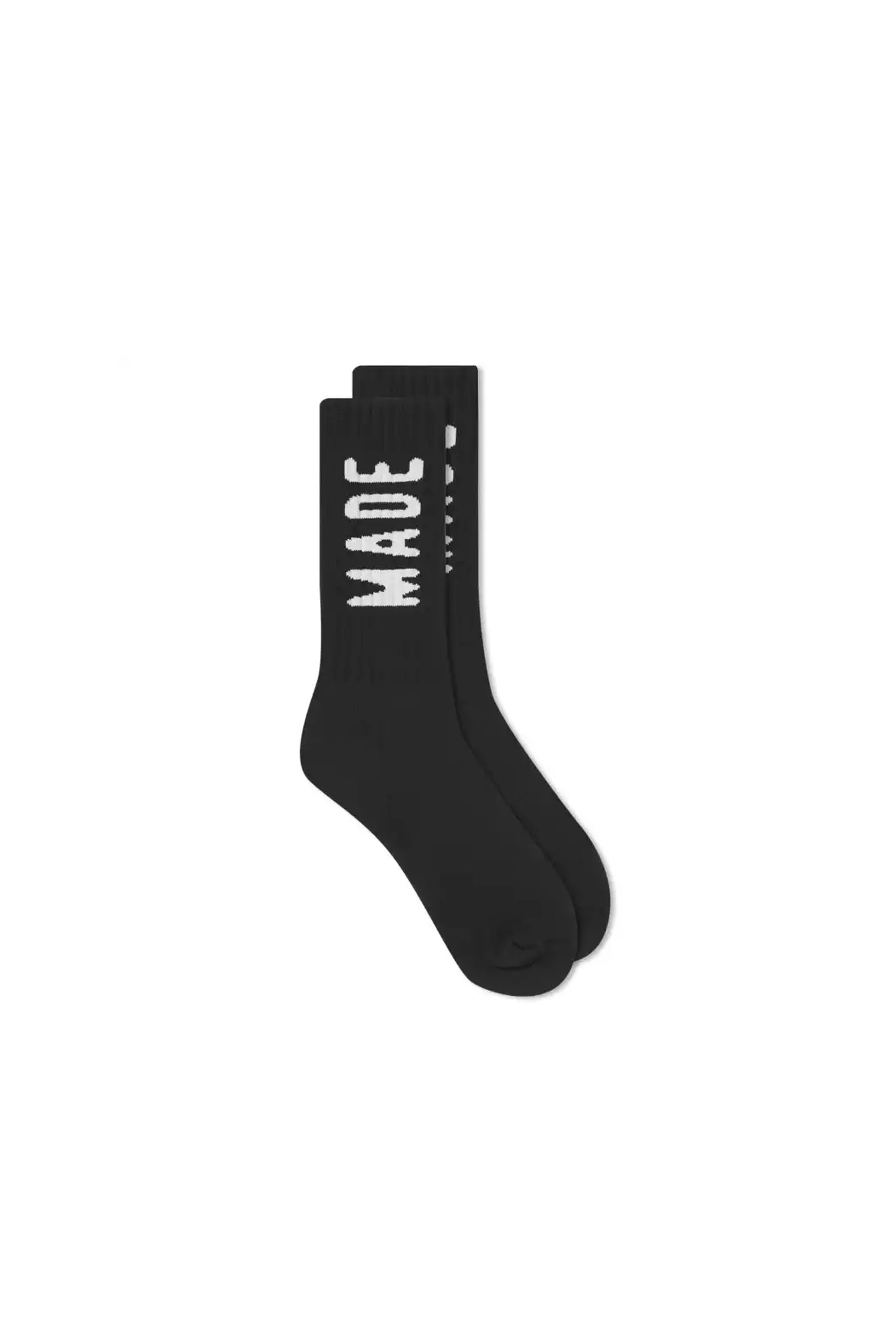 (HUMAN MADE) HM LOGO SOCKS  - HM27GD058 BLACK