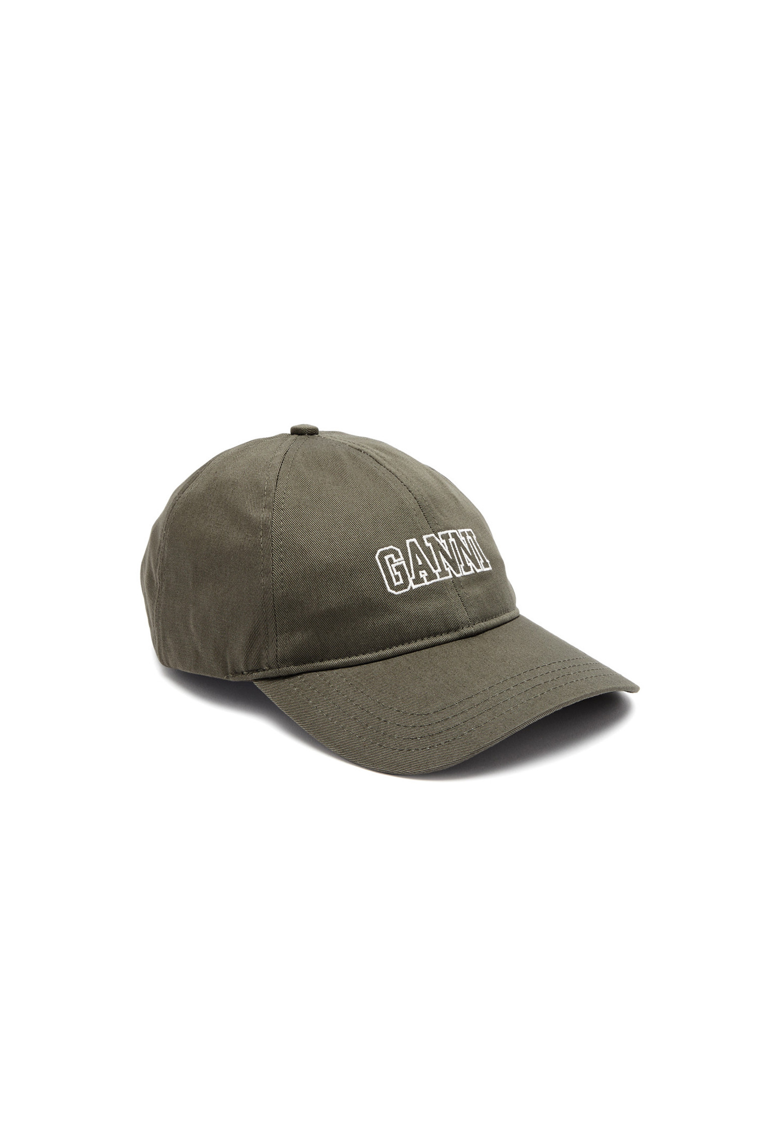 (GANNI) Embroidered Logo Cap - A5082 861 KALAMATA