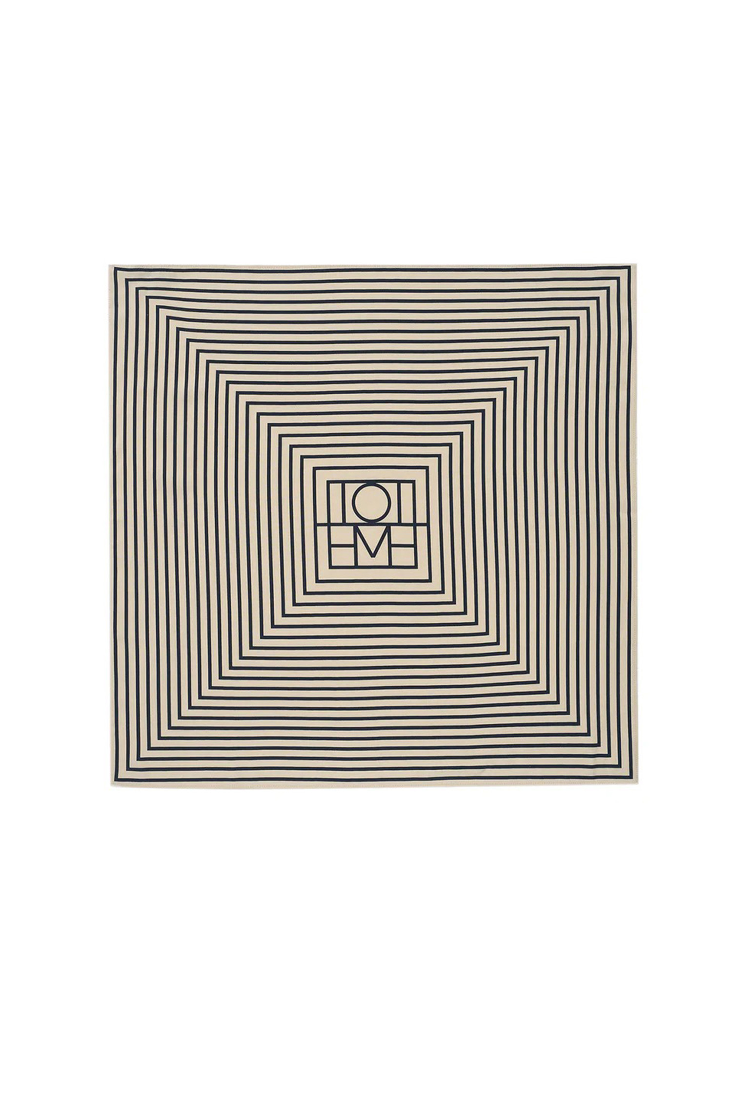 (TOTEME) Signature Monogram Silk Scarf - 211852800 950 MONOGRAM PRINT