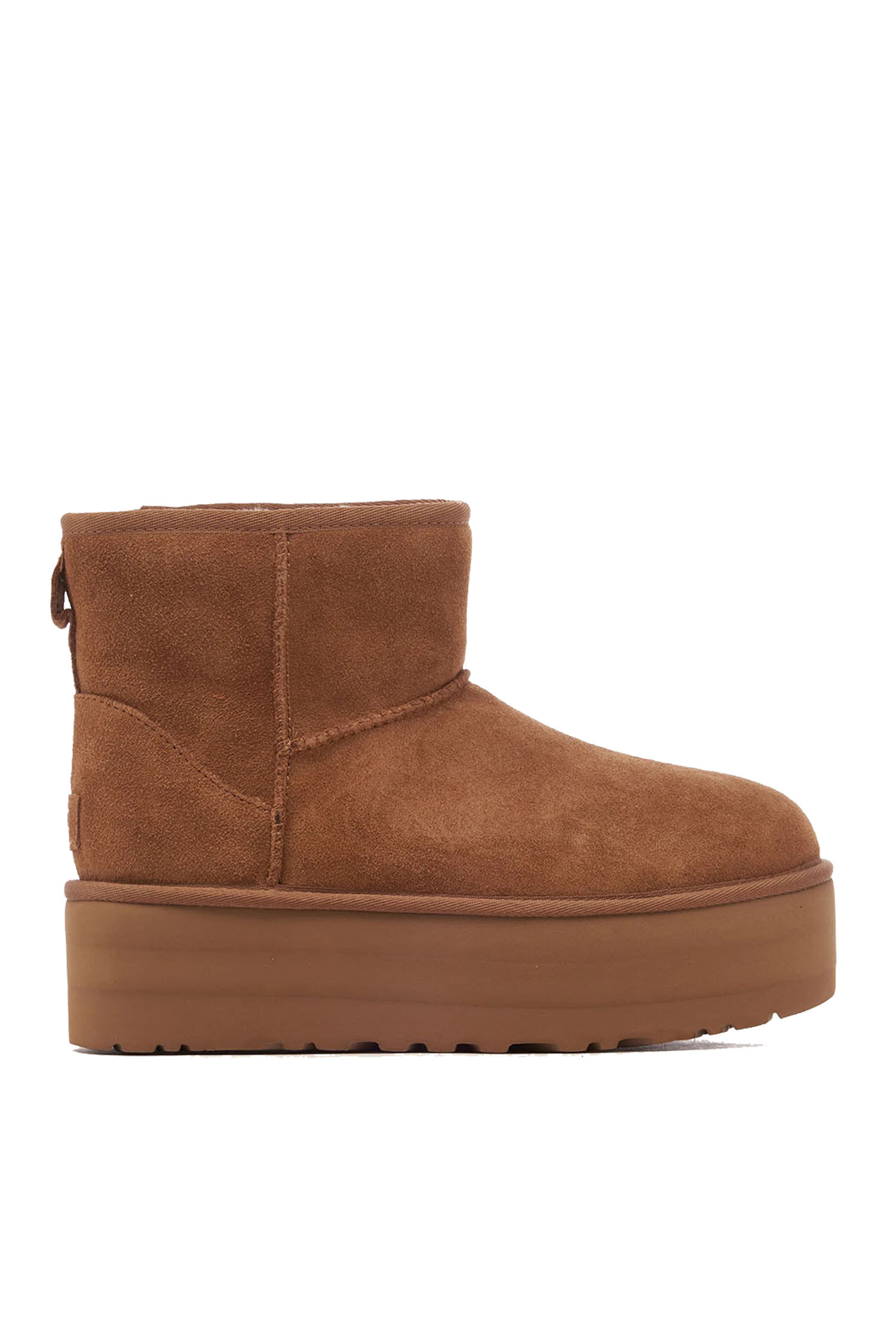 (UGG) Classic Mini Platform Boots - 1134991 CHESTNUT