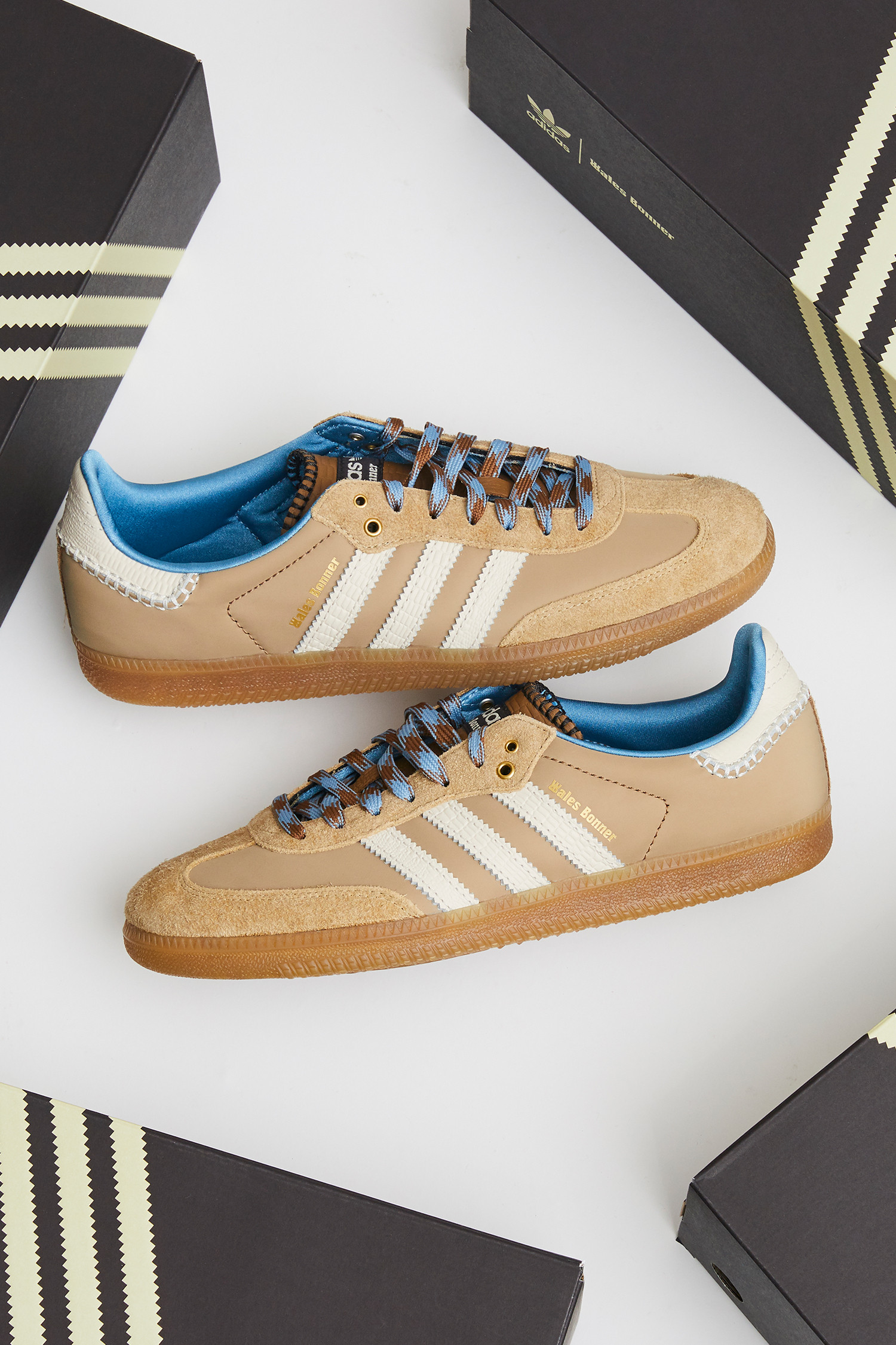 (ADIDAS X WALES BONNER) SAMBA - IH3261 Supplier Colour/Wonder White/Ash Blue