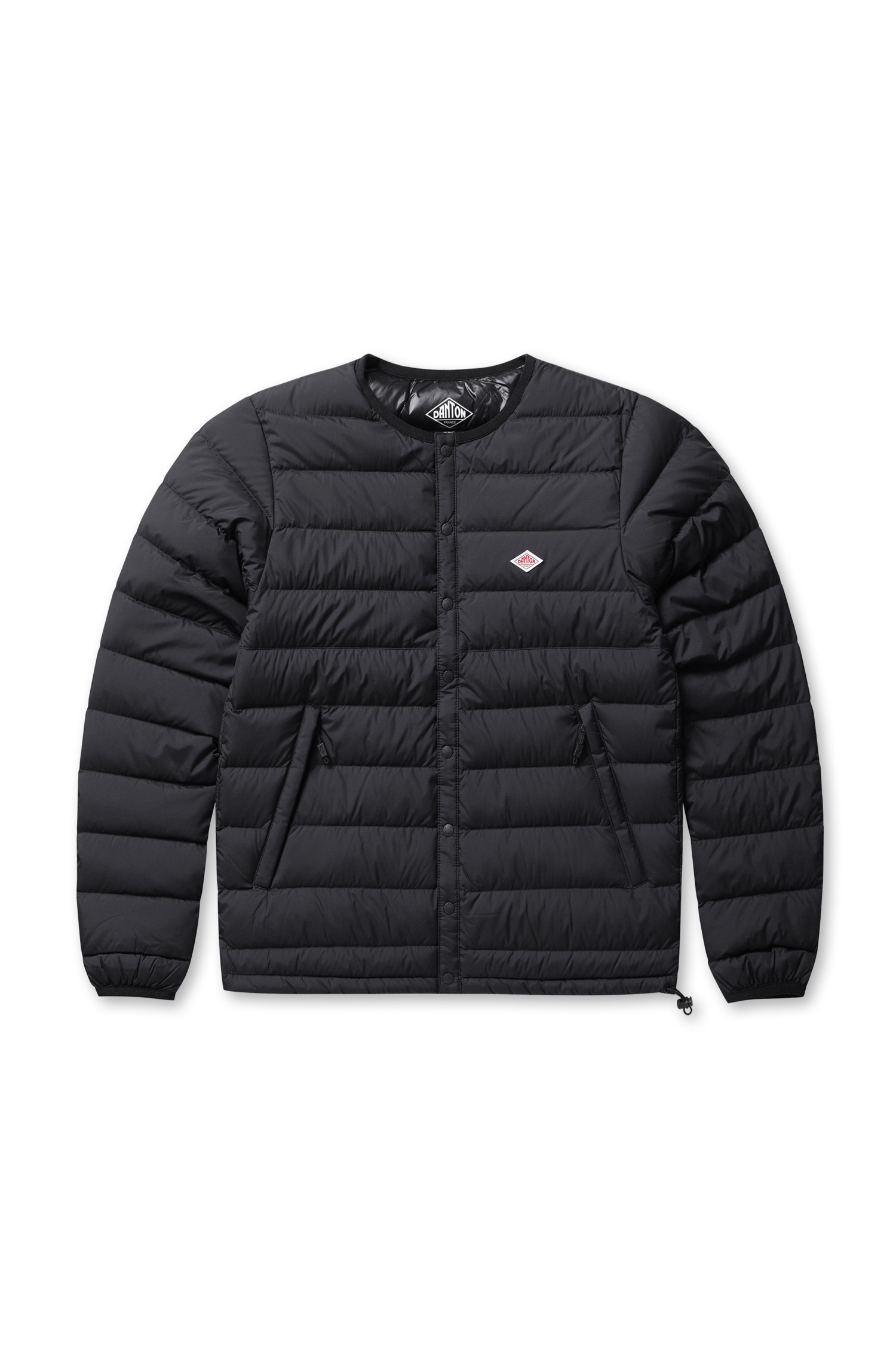 ◆DANTON Crew Neck Inner Down Jacket/36 Inner Down Crewneck Jacket Black Danton  A L'O - 1905