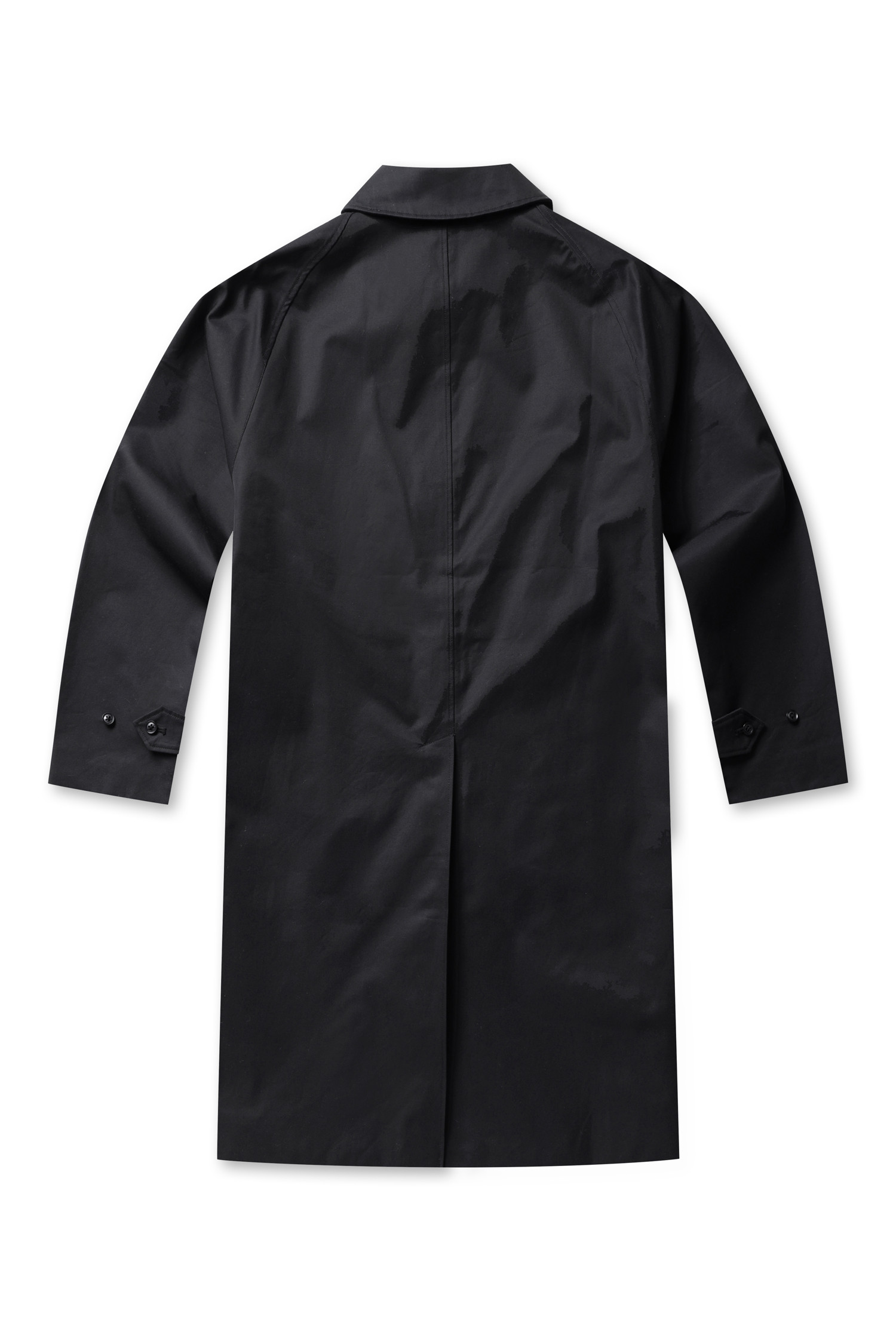 NANAMICA] GORE-TEX Balmacaan Coat - BLACK
