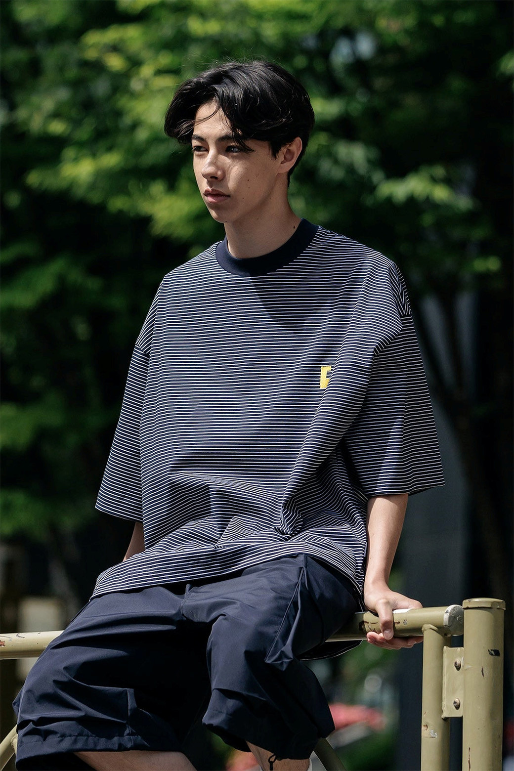 CLESSTE striped massive tee CLESSTE MASSIVE T-SHIRT YGM限定