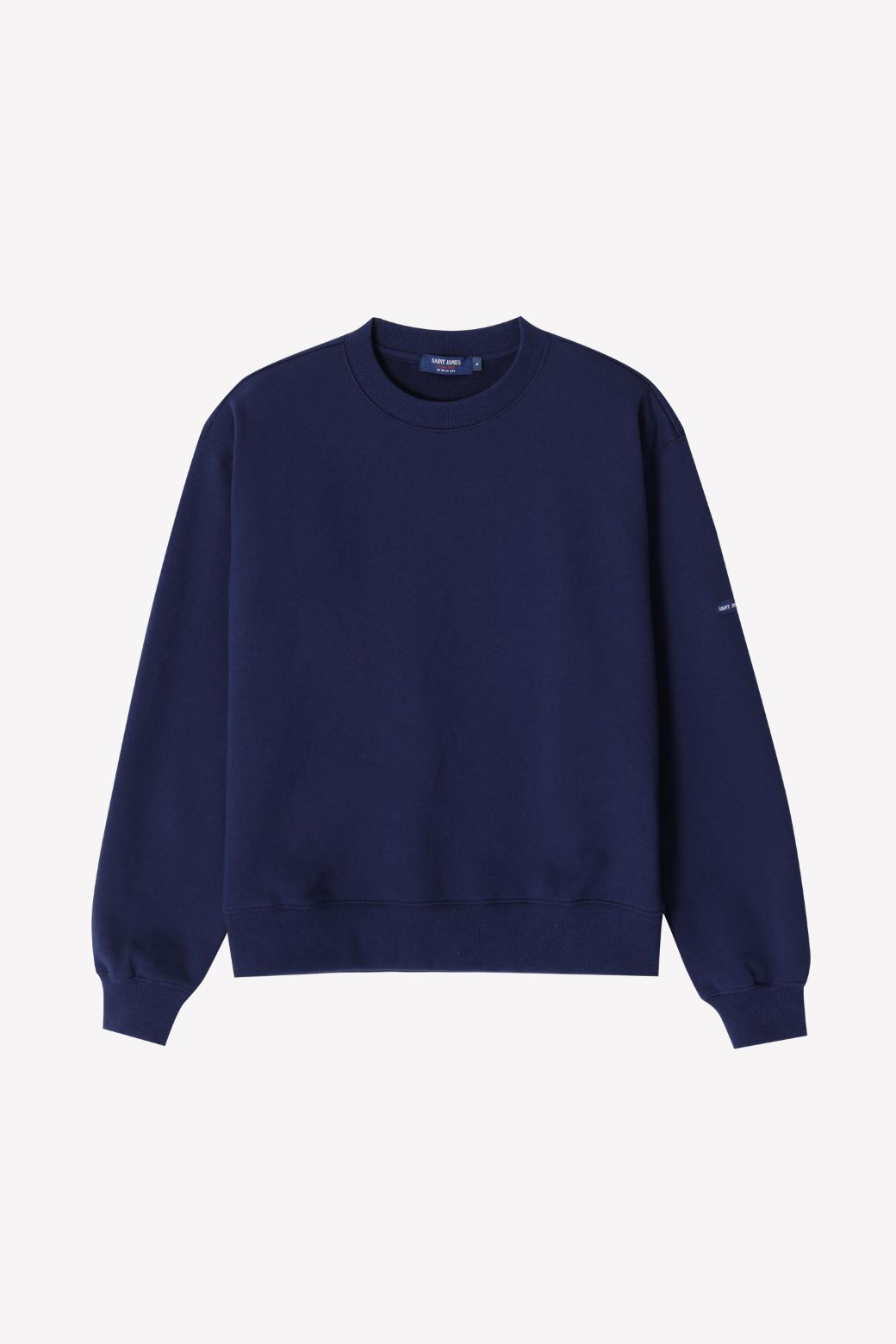 Saint James - 스웨트셔츠 - (Saint James) Bon Bon Elbow Patches - Marine