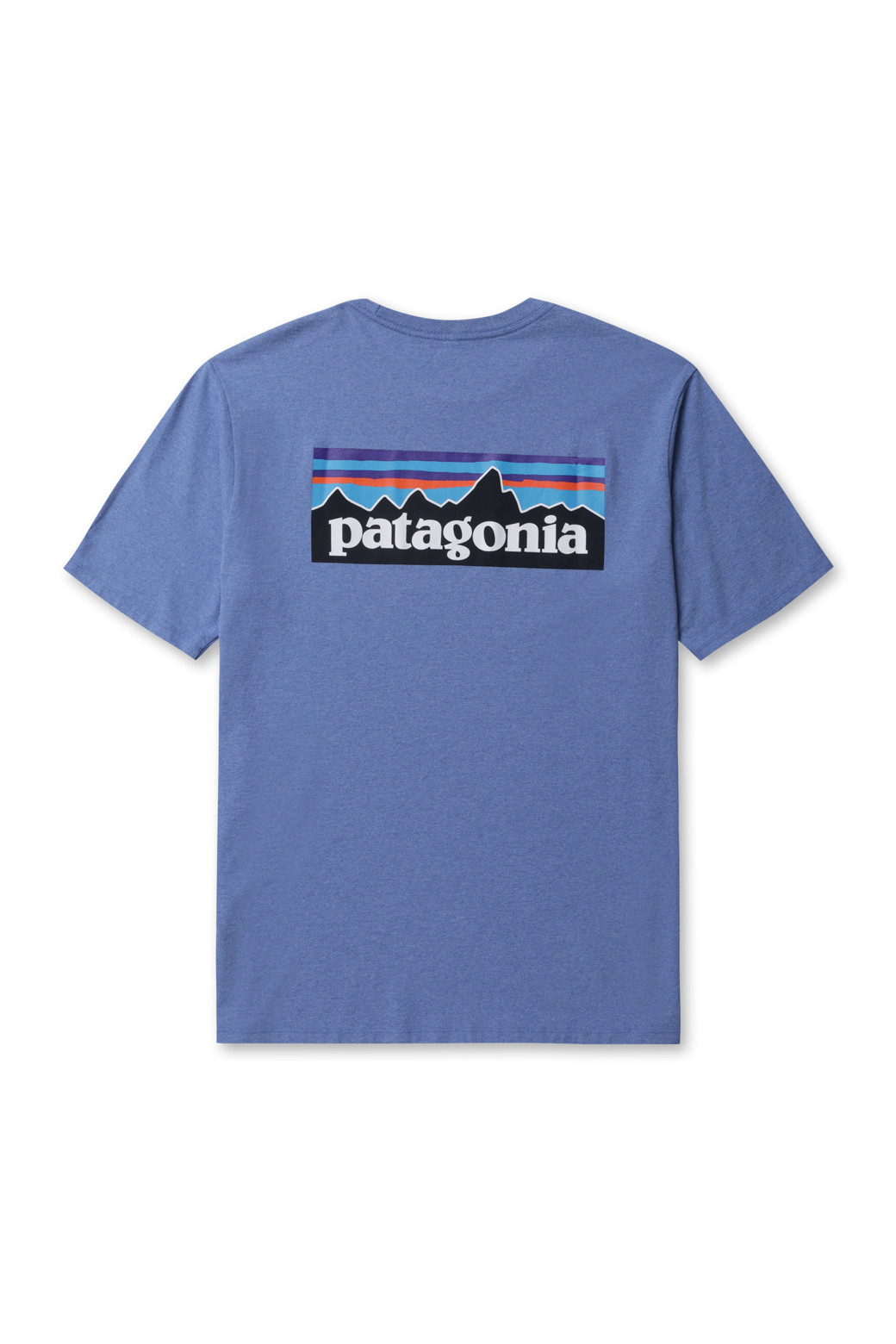 PATAGONIA - 반팔티셔츠 - Mens P-6 Logo Responsibili Tee - Abundant Blue