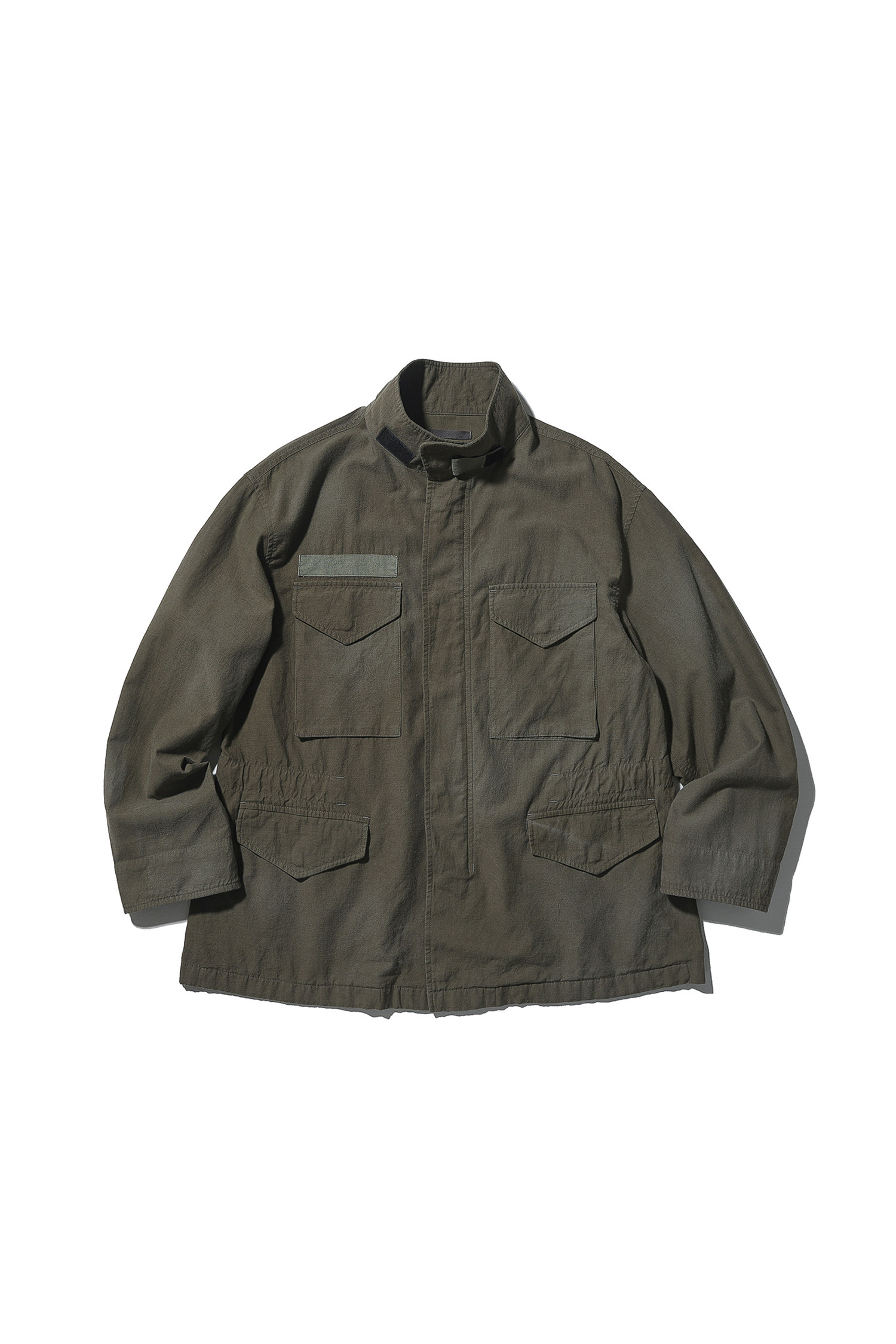 OURSELVES - 사파리/필드자켓 - (OURSELVES) Powder Washed M-65 Field Jacket - Olive