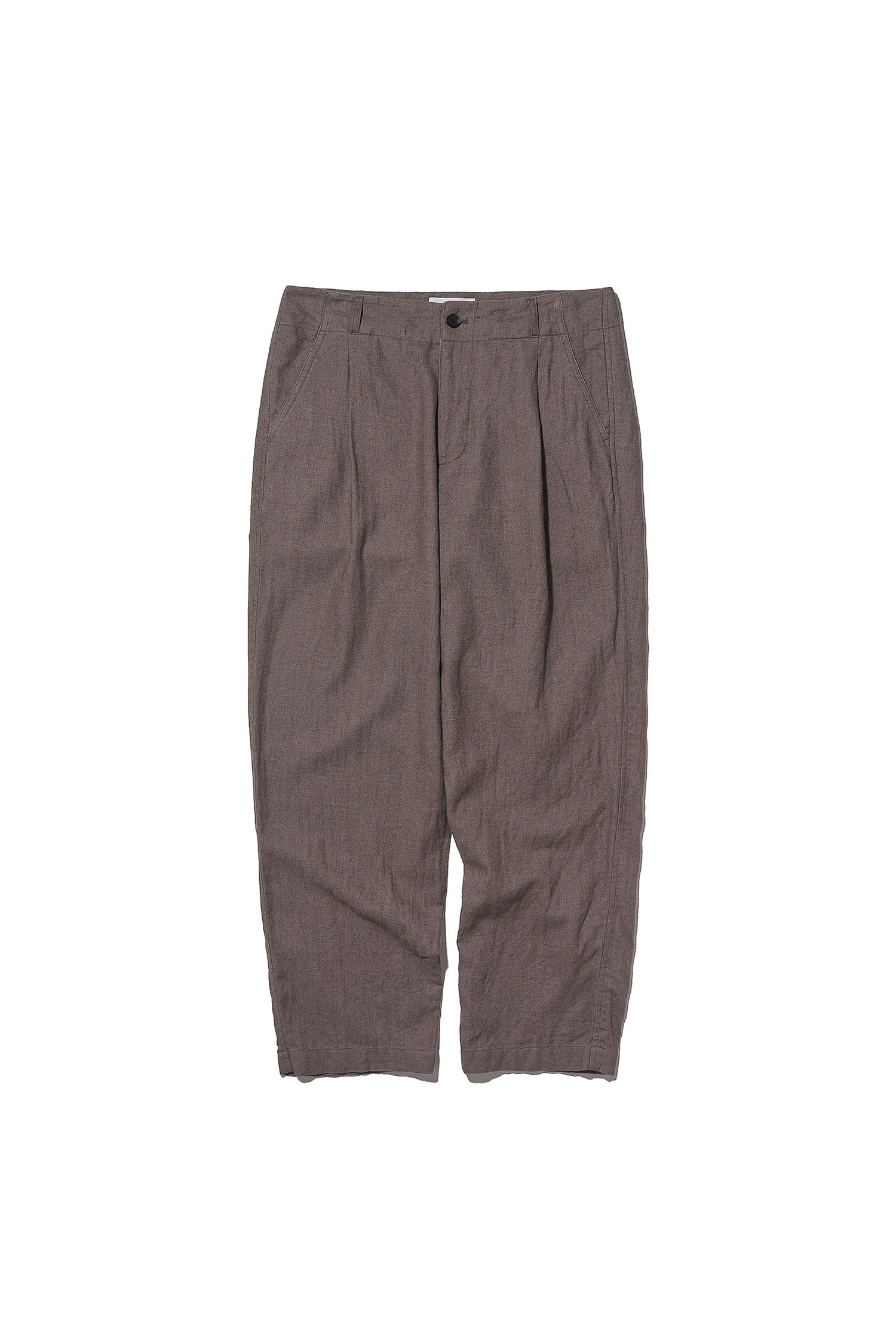 OURSELVES - 슬랙스/수트팬츠 - (OURSELVES) Harringbone L/C Slumber Pants Mocha